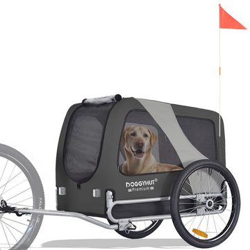 TIGGO Fahrradhundeanhänger DOGGYHUT® Hundefahrradanhänger 15 - 30kg Hundeanhänger Fahrradanhänger