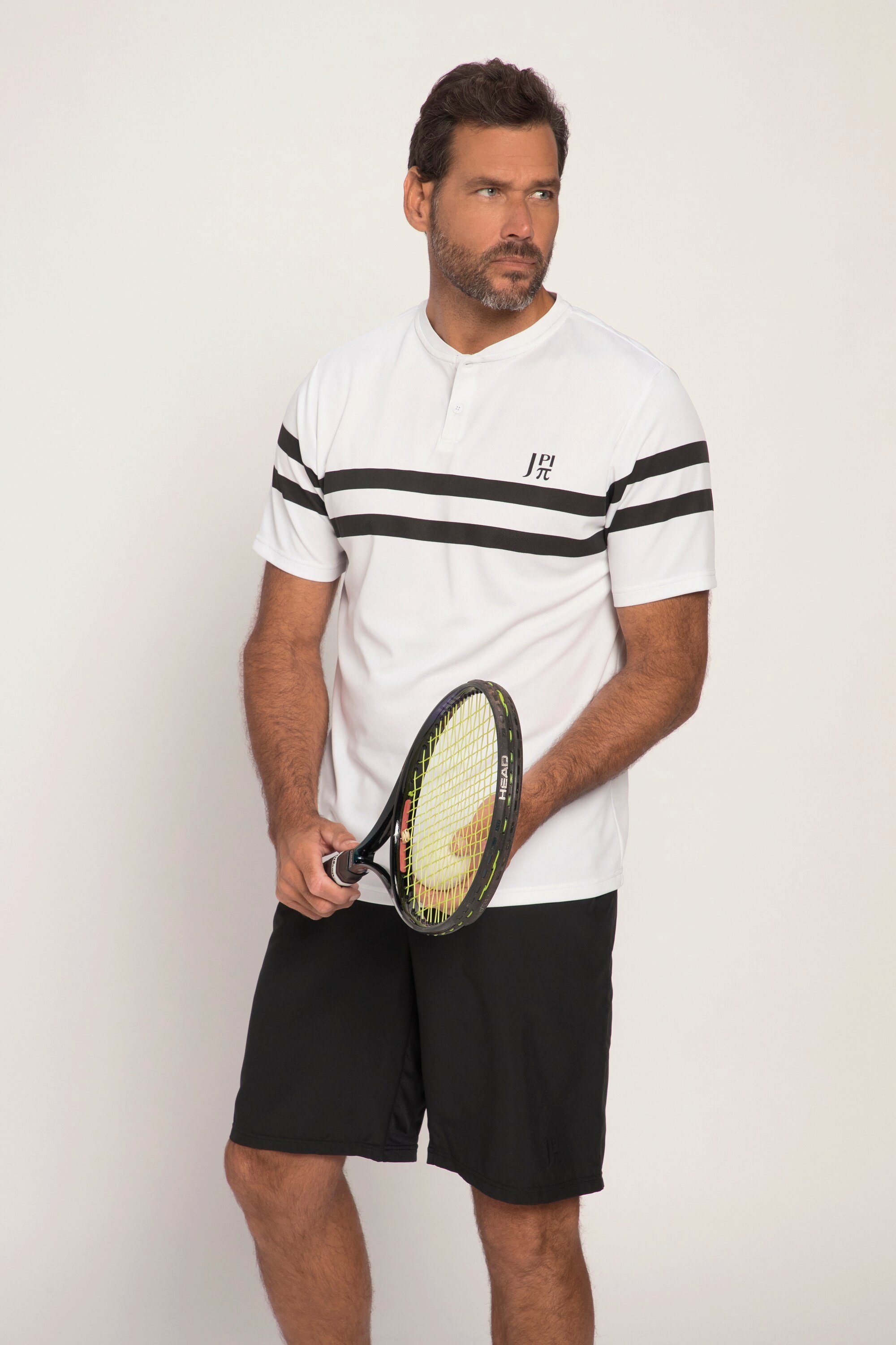 Halbarm T-Shirt Henley JP1880 Tennis