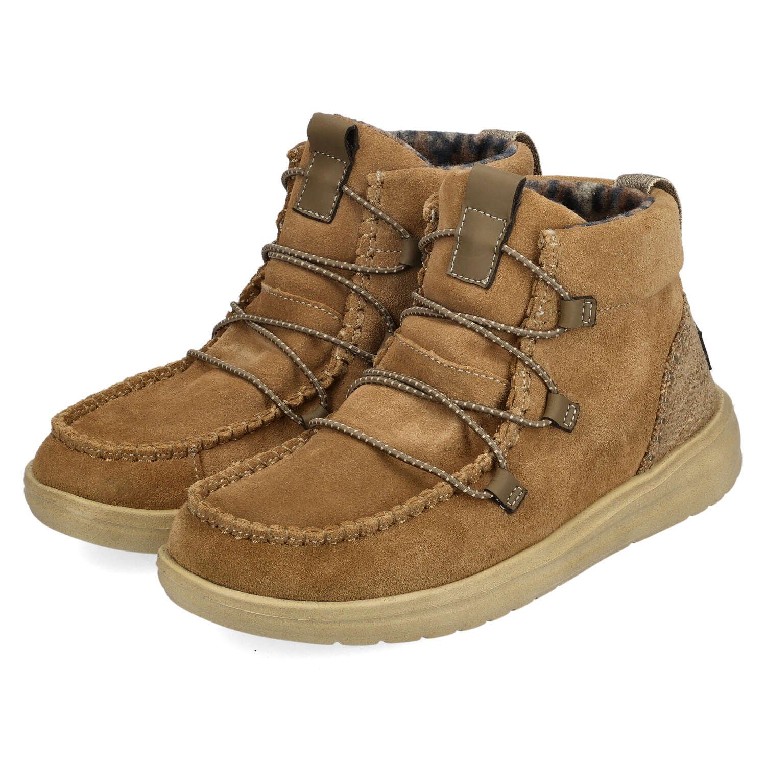 Stiefel Dude Hey Dude Chestnut Suede Eloise Hey