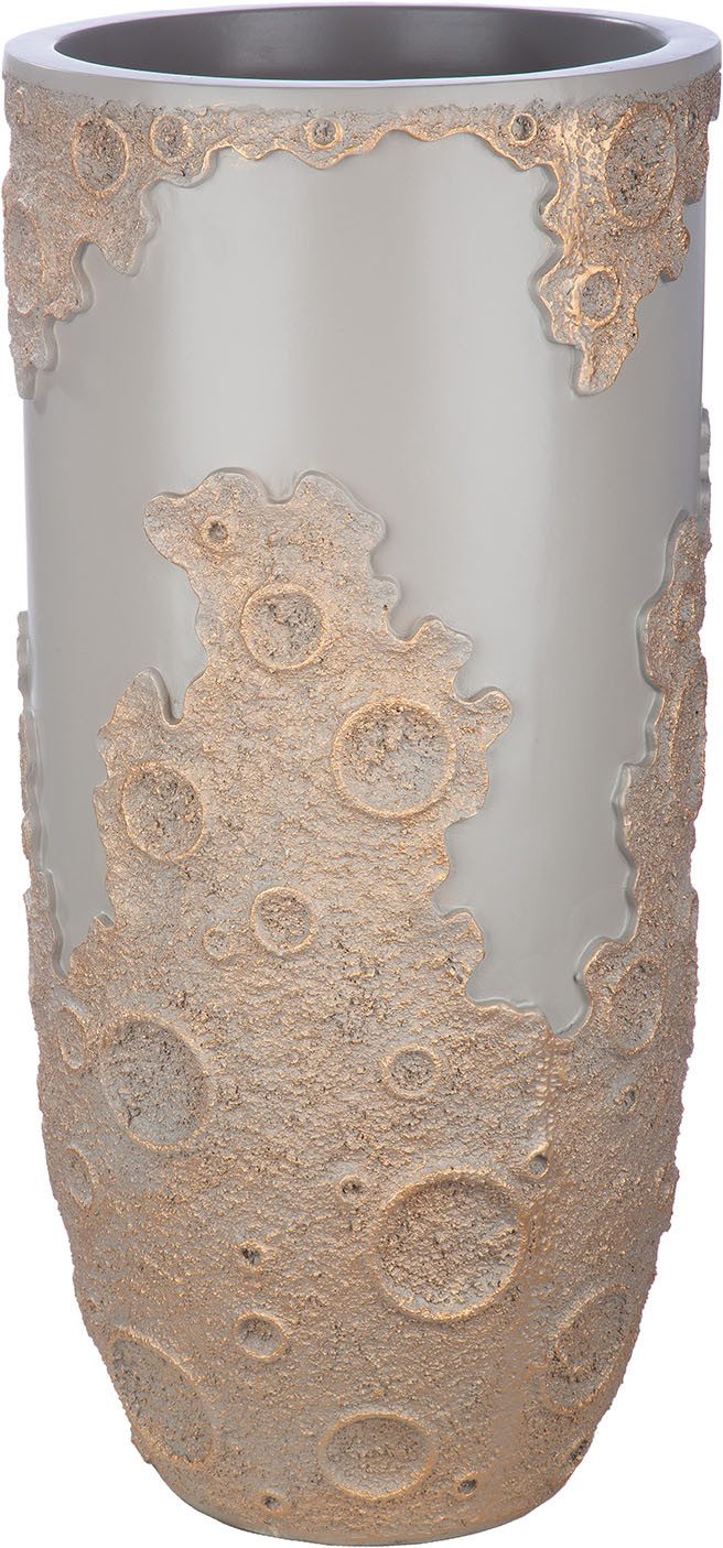 GILDE Übertopf Übertopf XXL rund Moon, nicht wasserdicht