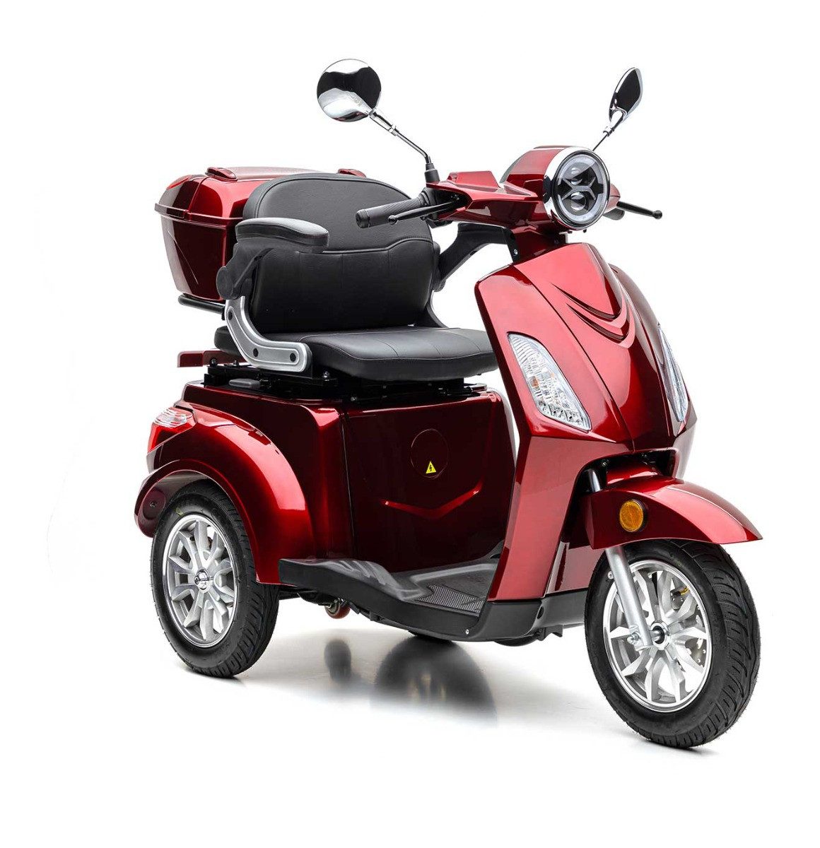 Nova Motors Elektromobil Nova Motors Bendi weinrot 20 km/h 2 x 20Ah Akkupack, Gehstockhalter, 20 km/h