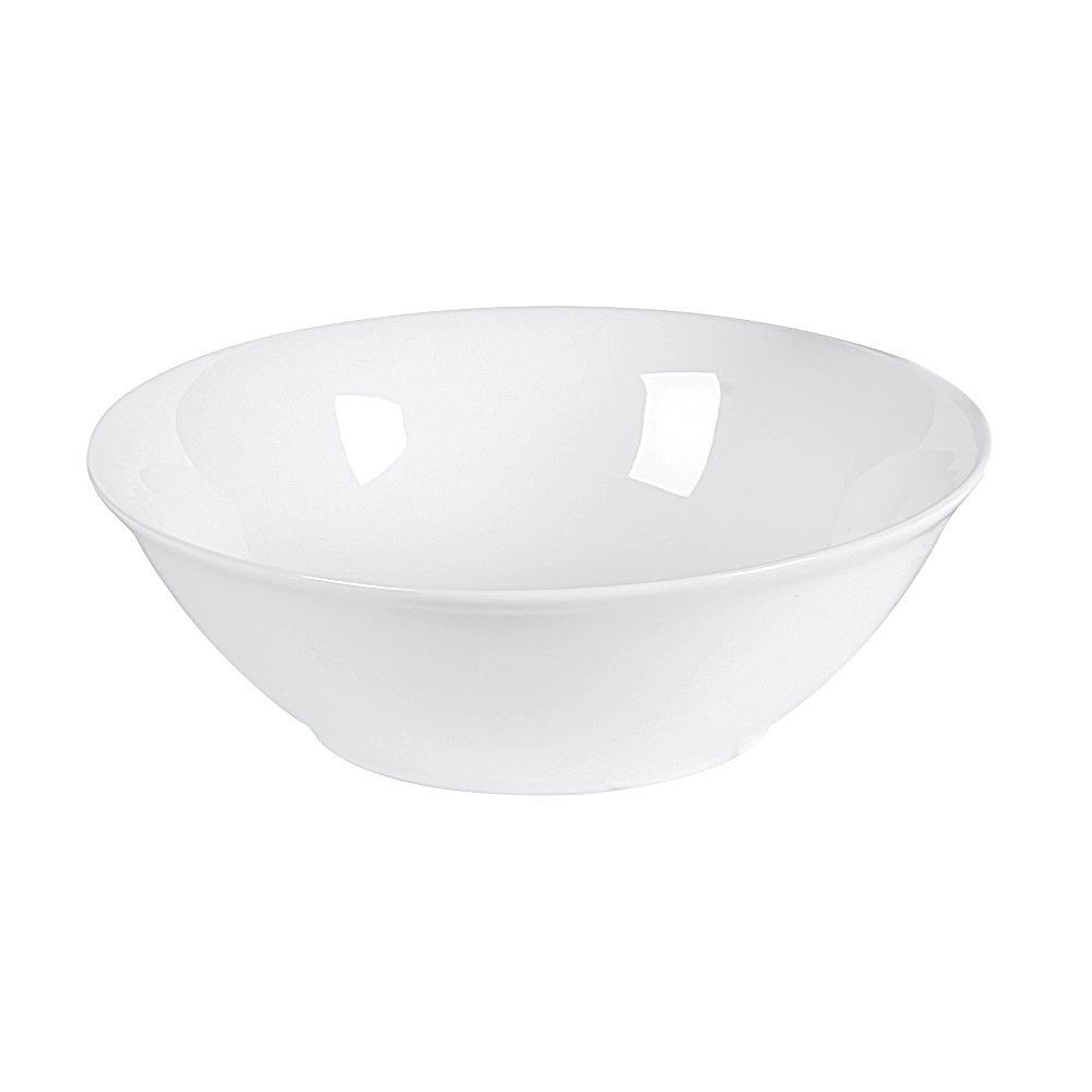 Ritzenhoff & Breker Salatschüssel Servierschale 18 cm Weiss klassisch-schlicht, Porzellan