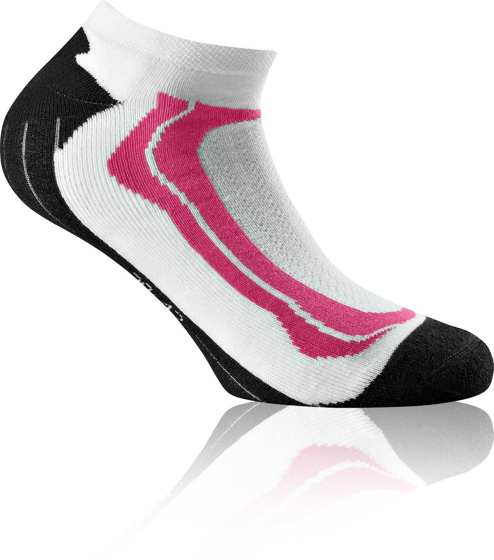 Pack - 3er Weiß/Pink Sportsocken Unisex Sneaker Rohner Socks Sport Sportsocken,