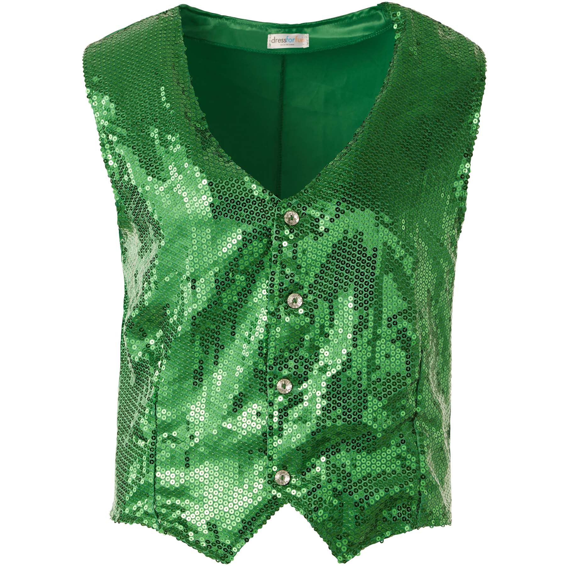 dressforfun Anzugweste Pailletten-Weste Herren