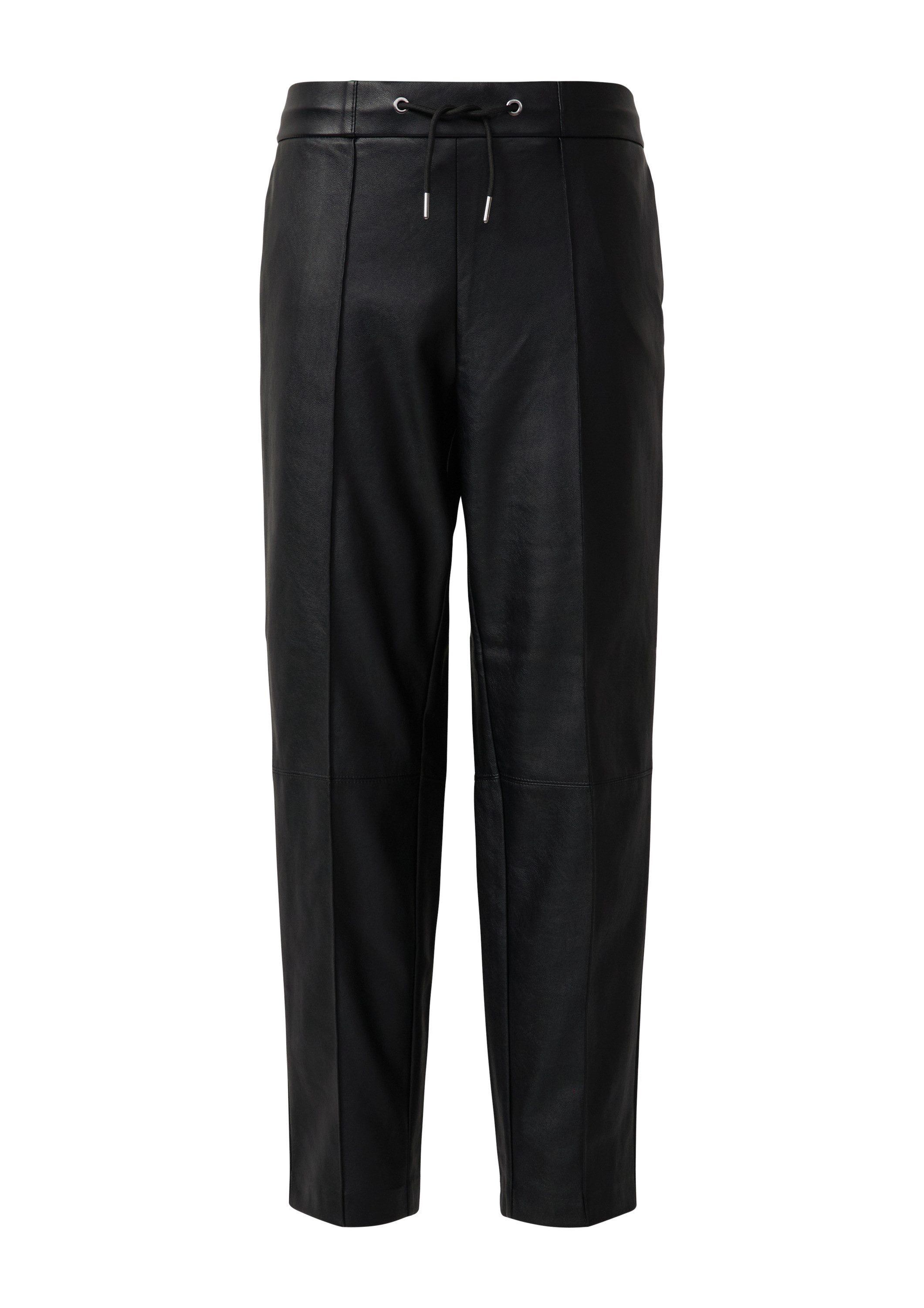 s.Oliver Jogginghose Hose Jogpants aus Lederimitat günstig online kaufen