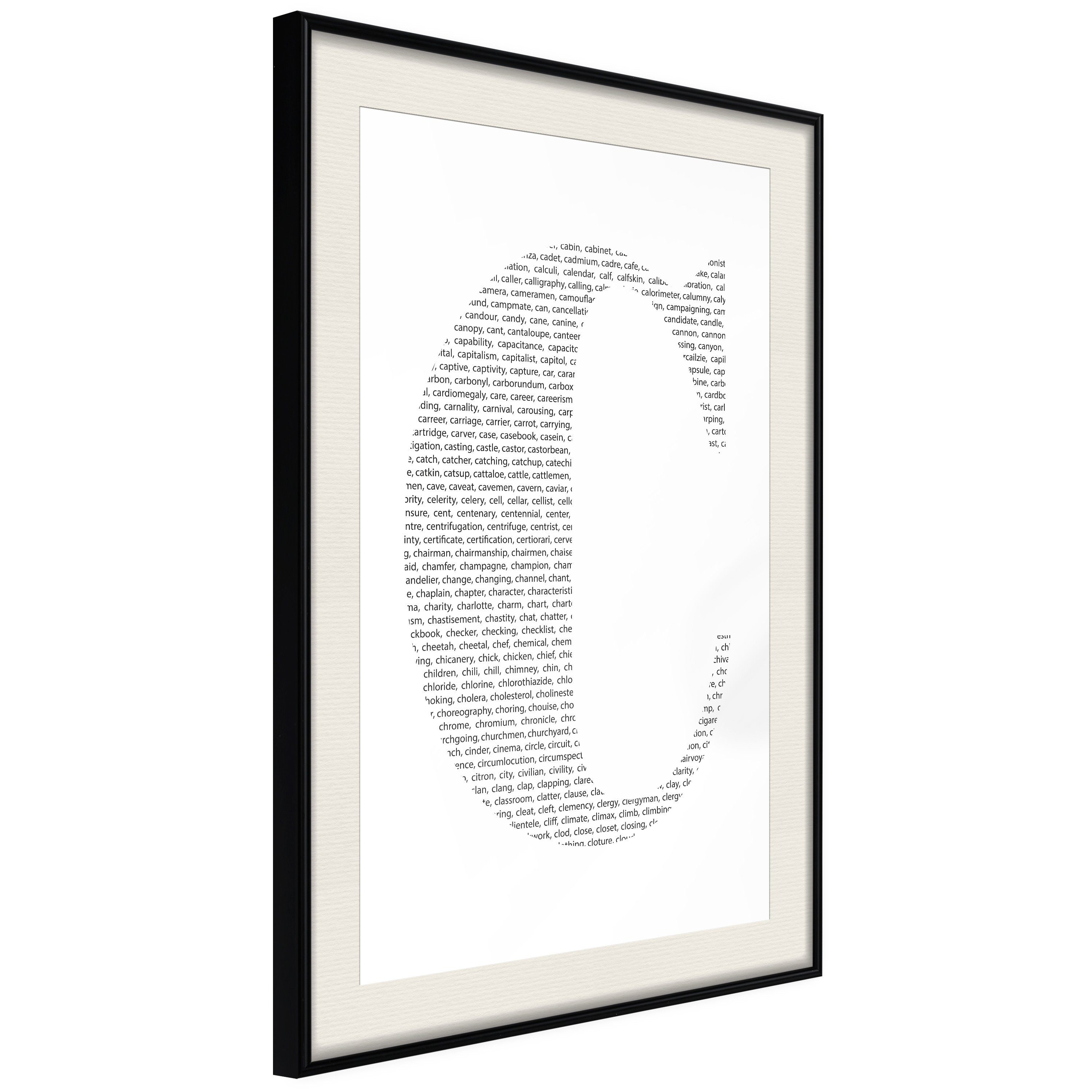 Artgeist Poster Letter C []