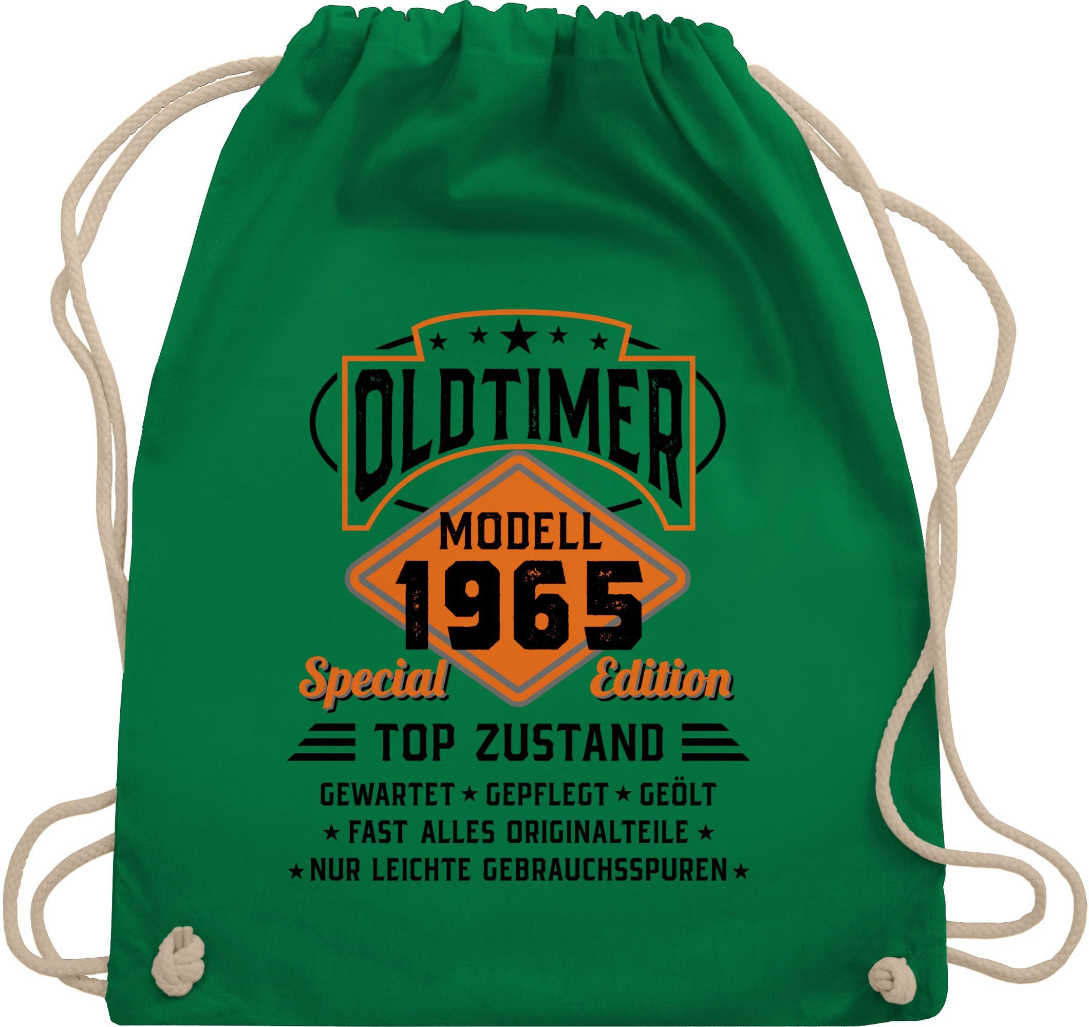 Turnbeutel Oldtimer Modell 1965 - schwarz