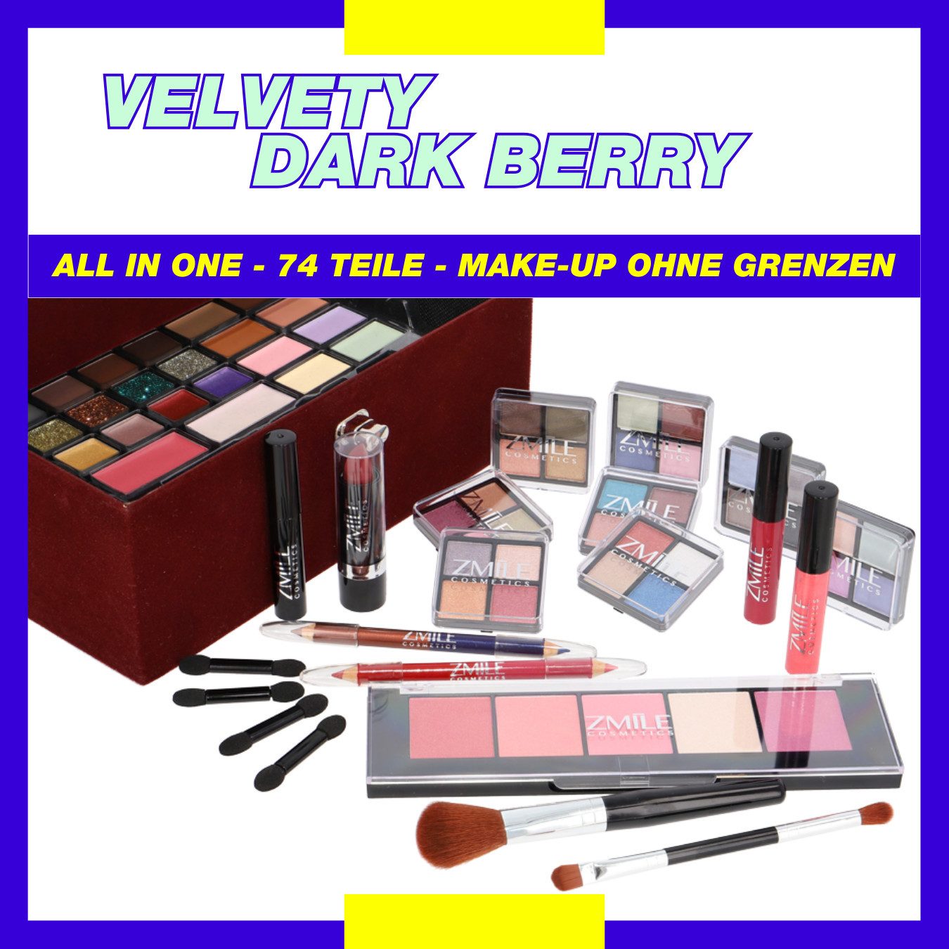 ZMILE COSMETICS Schmink-Koffer Beauty Case Velvety (dark berry) - vegane Ko günstig online kaufen