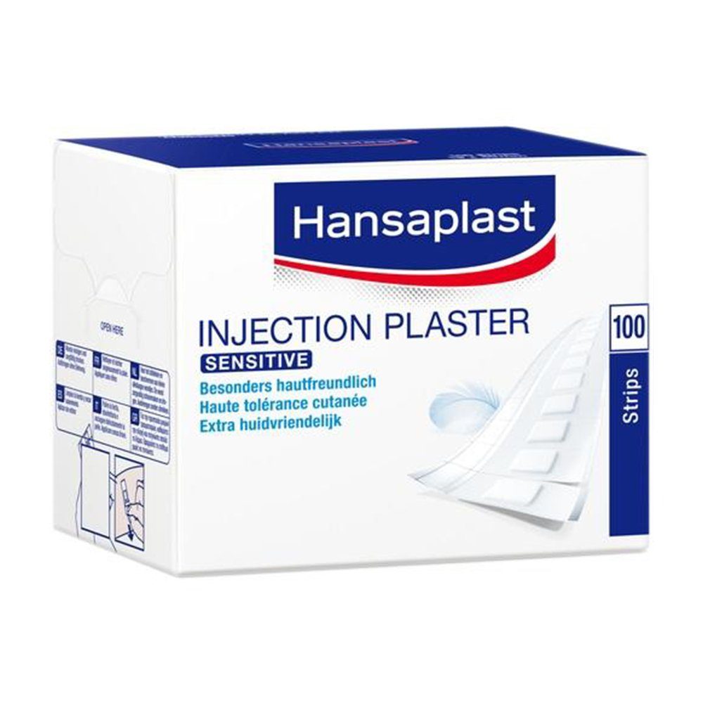 Beiersdorf AG Pflaster HANSAPLAST Sensitive Injektionspflaster 1,9x4 cm 100 St (100 St)