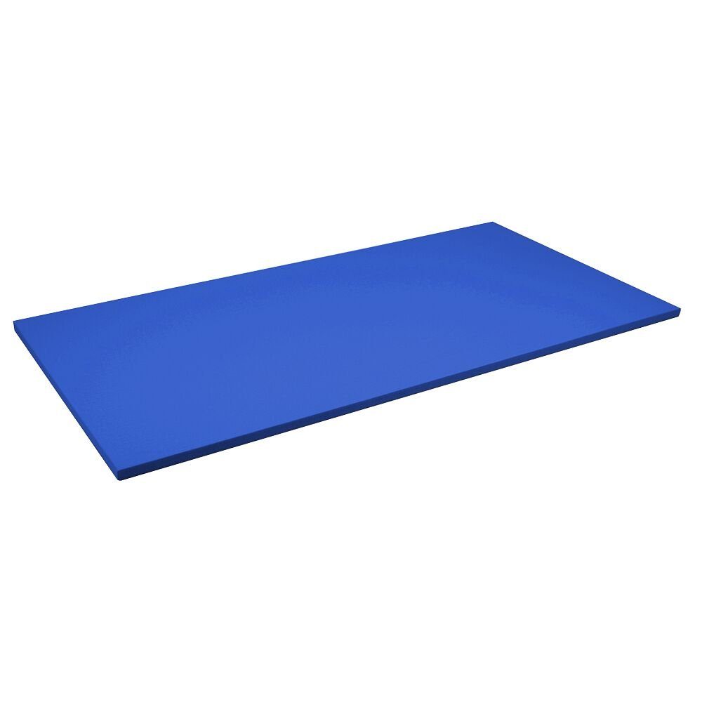 Sport-Thieme Fitnessmatte Judomatte, Der praktische Untergrund für Training und Wettkämpfe Blau, Tafelgröße ca. 200x100x4 cm