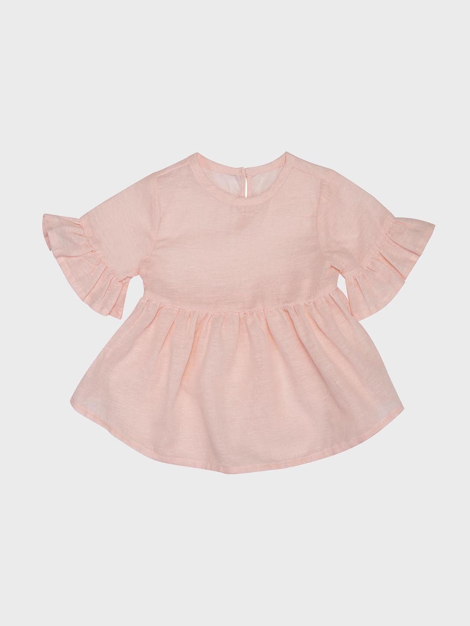 OrganicEra Kurzarmbluse Leichte Baby Sommerbluse, Hanf & Bio-Baumwolle (1-tlg)