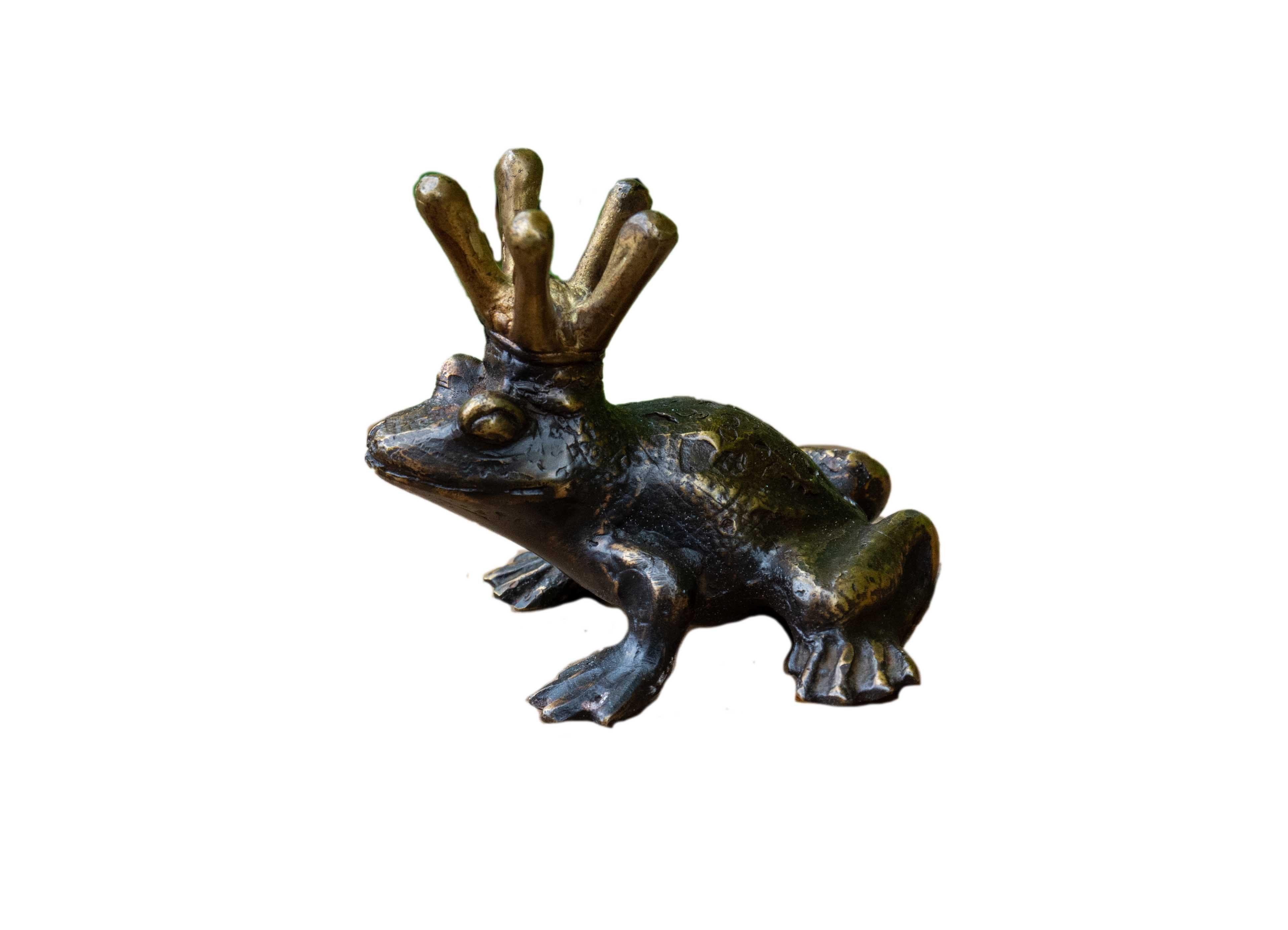 IDYL Dekofigur IDYL Bronze-Skulptur Froschkönig sitzend, günstig online kaufen