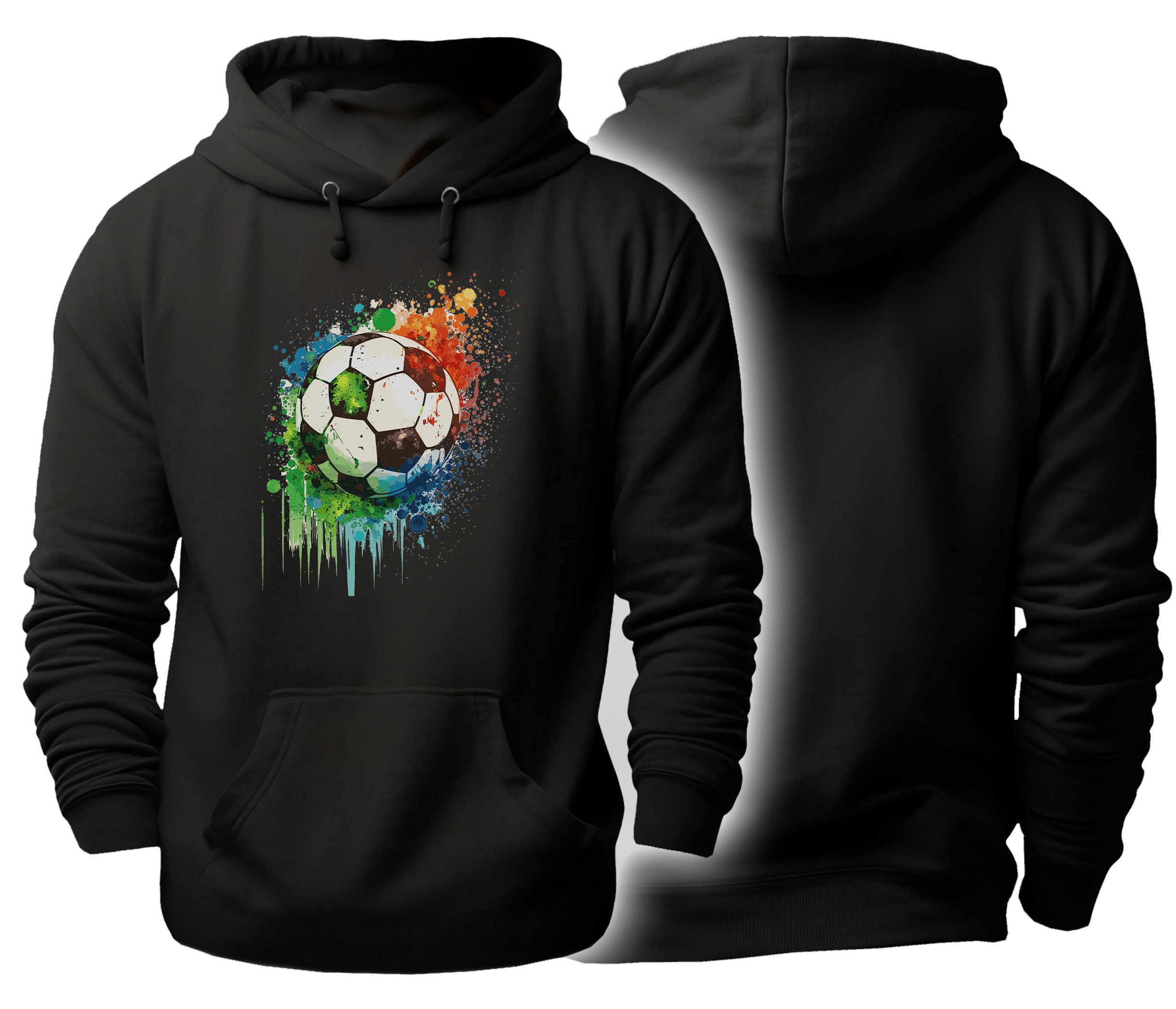 Hoodie Fussball Kapuzen Pulli
