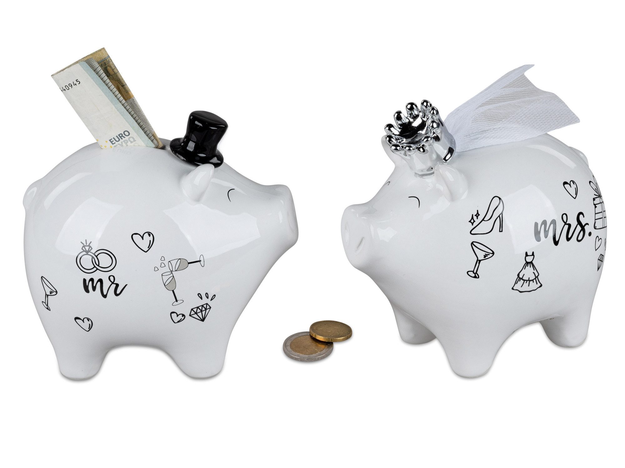 formano Dekofigur Spardosen-Set Brautpaar 796653 – romantisches Hochzeitsge günstig online kaufen