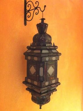 Marrakesch Orient & Mediterran Interior Deckenleuchte Orientalische Lampe Pendelleuchte Reina Bunt 60cm, ohne Leuchtmittel, Handarbeit