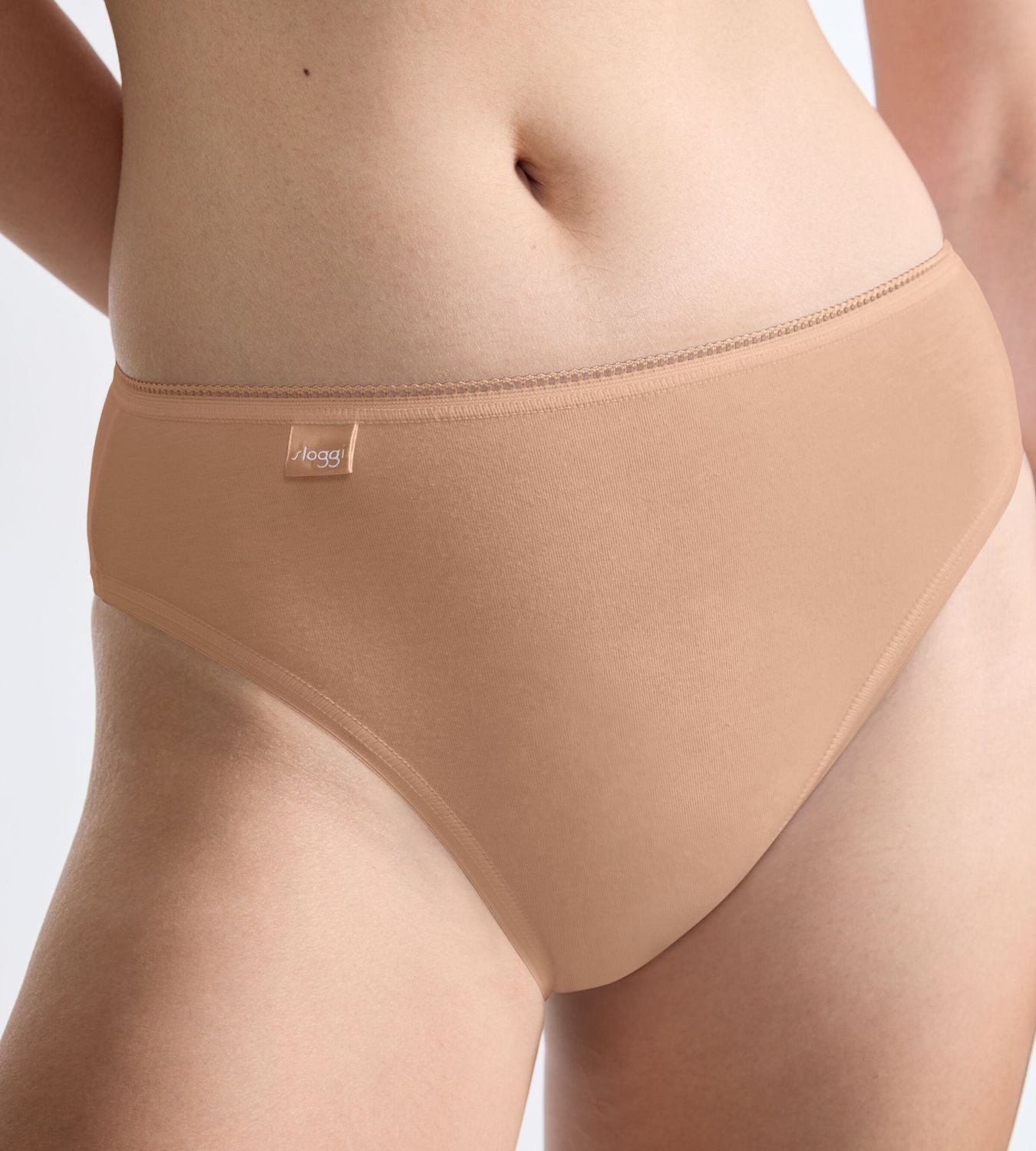 sloggi Taillenslip 24/7 mit angenehmen Elastikbund und Picotspitze im 9er Pack – Bild 3 von 5