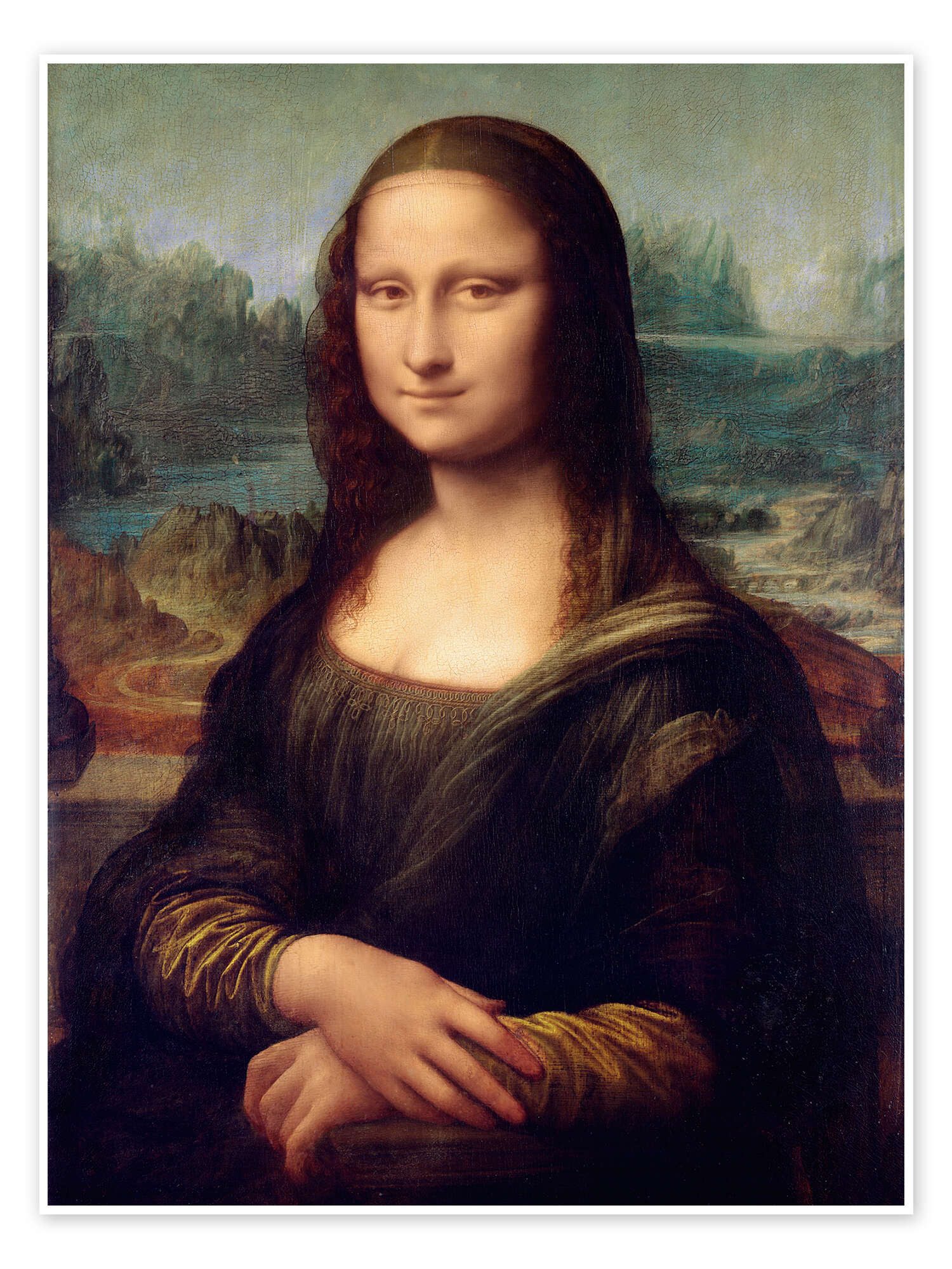 Posterlounge Poster Leonardo da Vinci, Mona günstig online kaufen