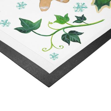Fußmatte Winter - Geschenk, Fußabtreter, Schmutzmatte, Vorleger, positive Bots, Mr. & Mrs. Panda, Höhe: 0.6 mm