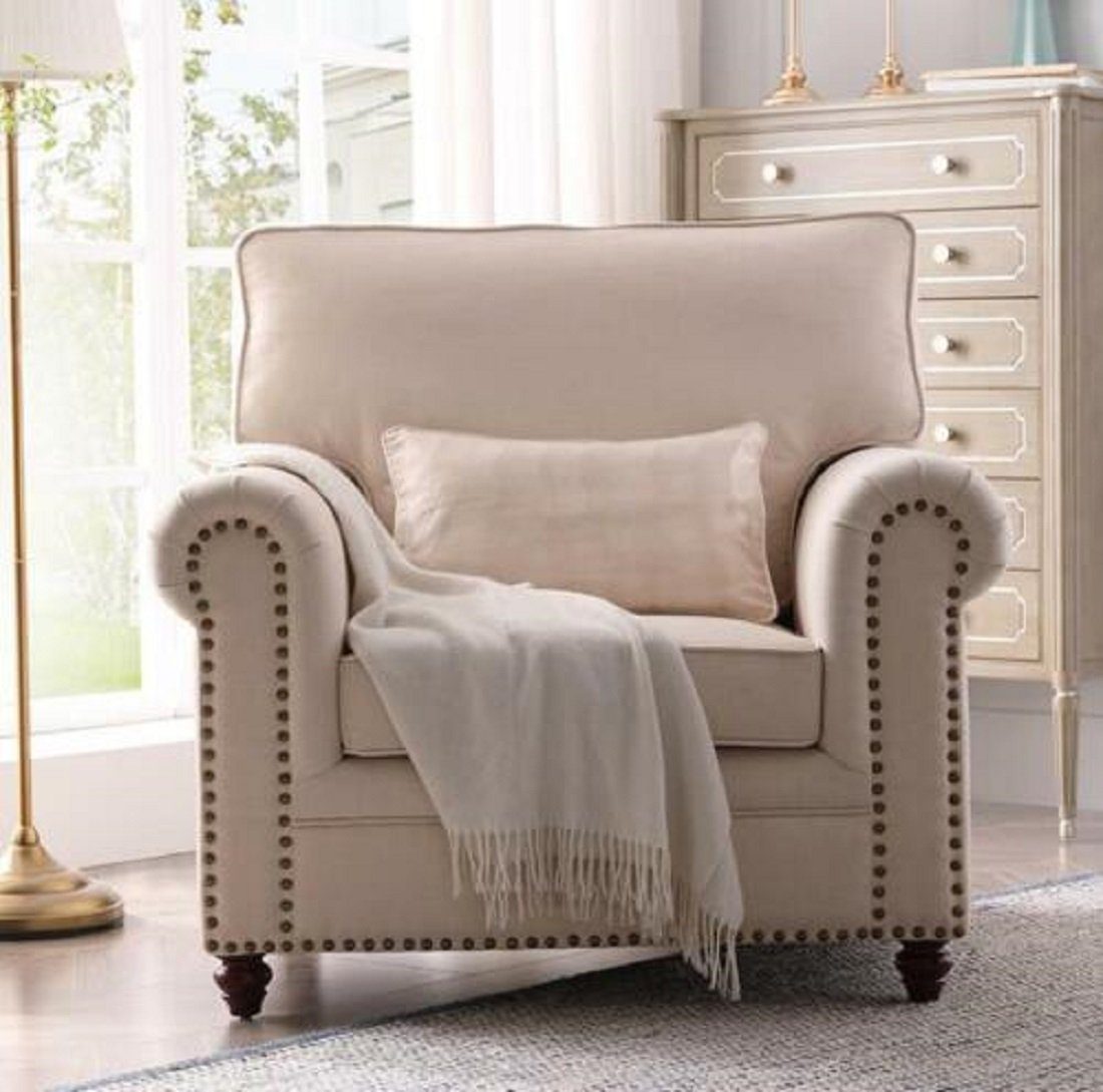 JVmoebel Sessel, Sessel Stoff Sofa Einsitzer Relax Sitz Design Couch Lounge Textil