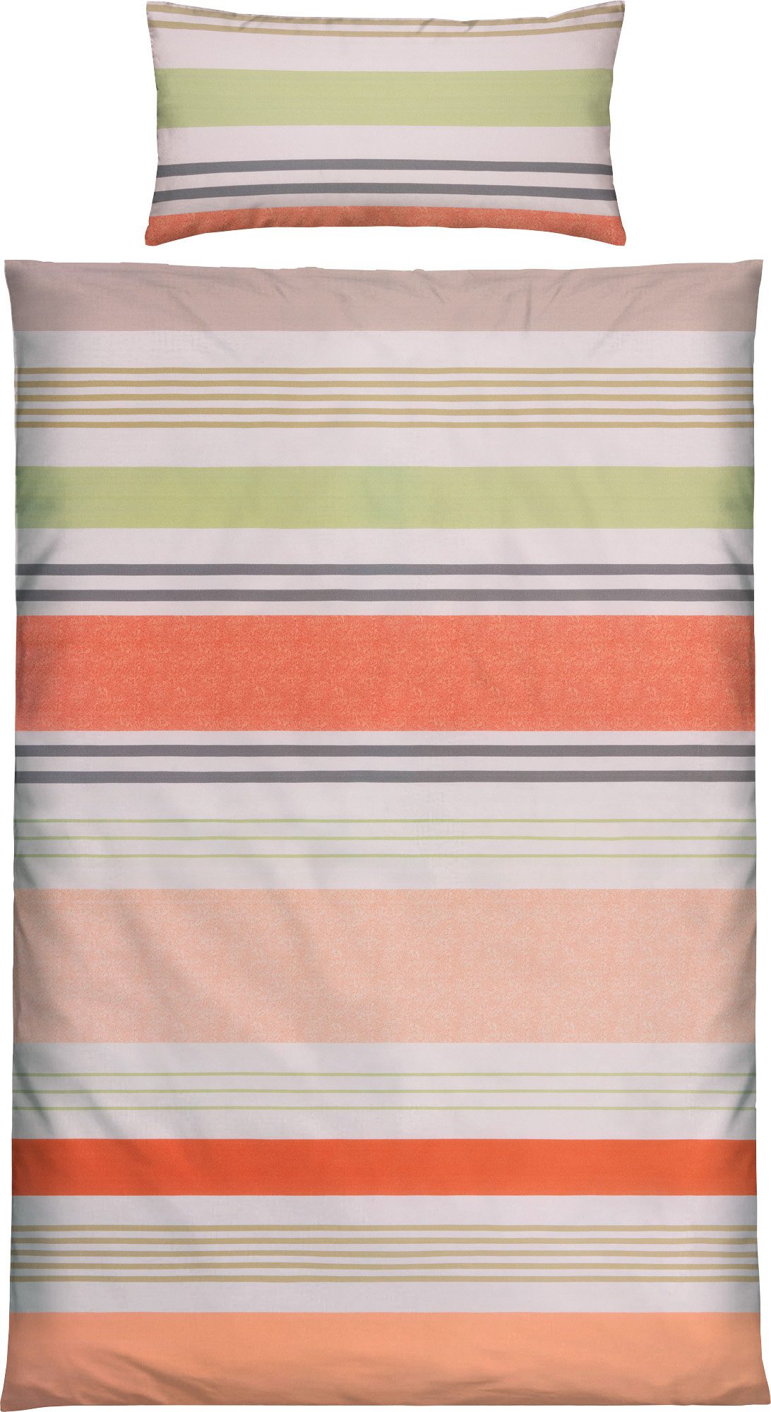 REDBEST Bettwäsche Bettwäsche, Mako-Satin, Satin Streifen günstig online kaufen