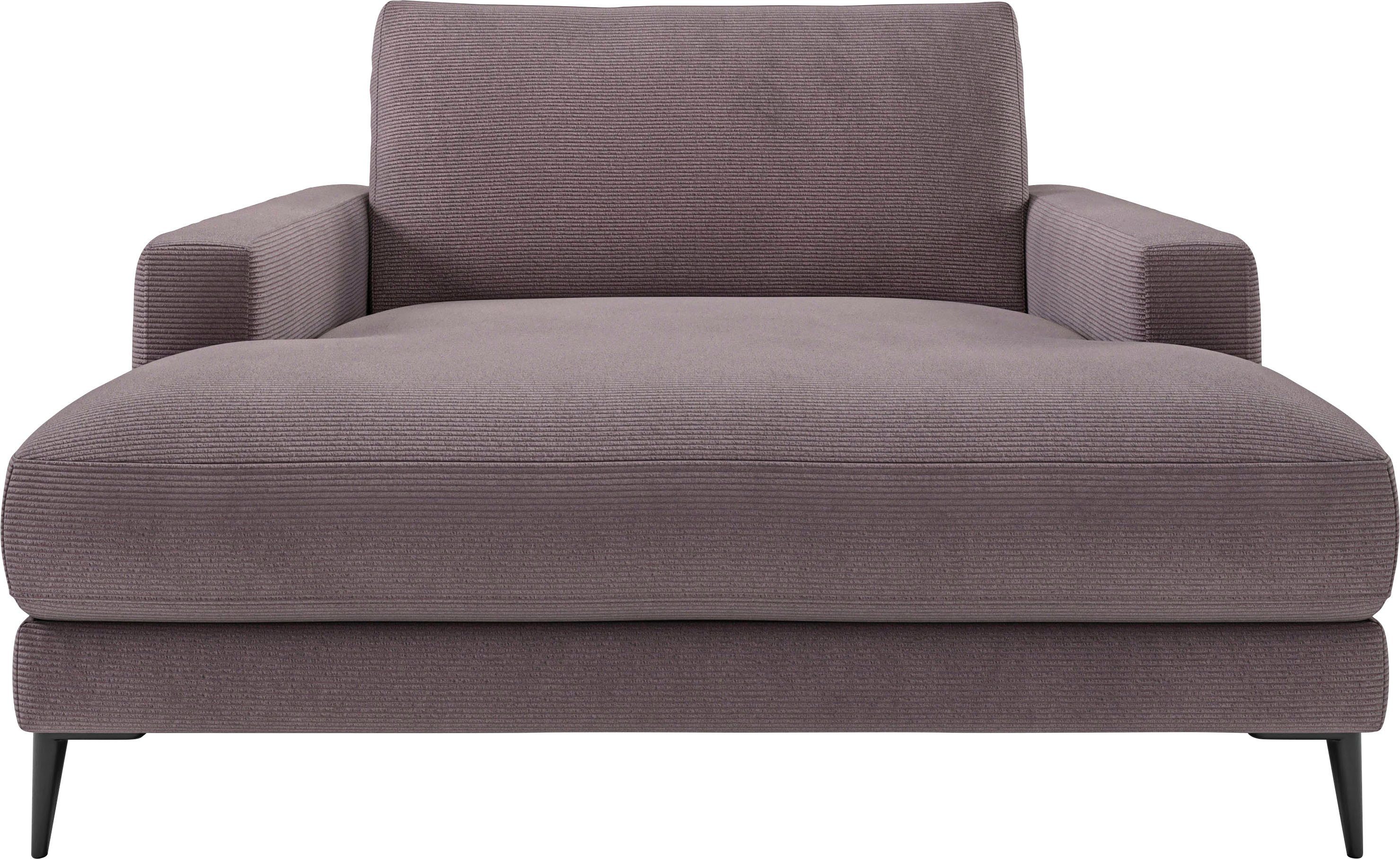 INOSIGN Chaiselongue Downtown Loungemöbel zum Relaxen, B/T/H: 132/170/84 cm, auch in Bouclé, Cord und Easy care - leicht mir Wasser zu reinigen