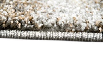 Teppich Designer Teppich Wohnzimmerteppich Kurzflor Teppich Natur Optik braun grau, Carpetia, rechteckig, Höhe: 18 mm