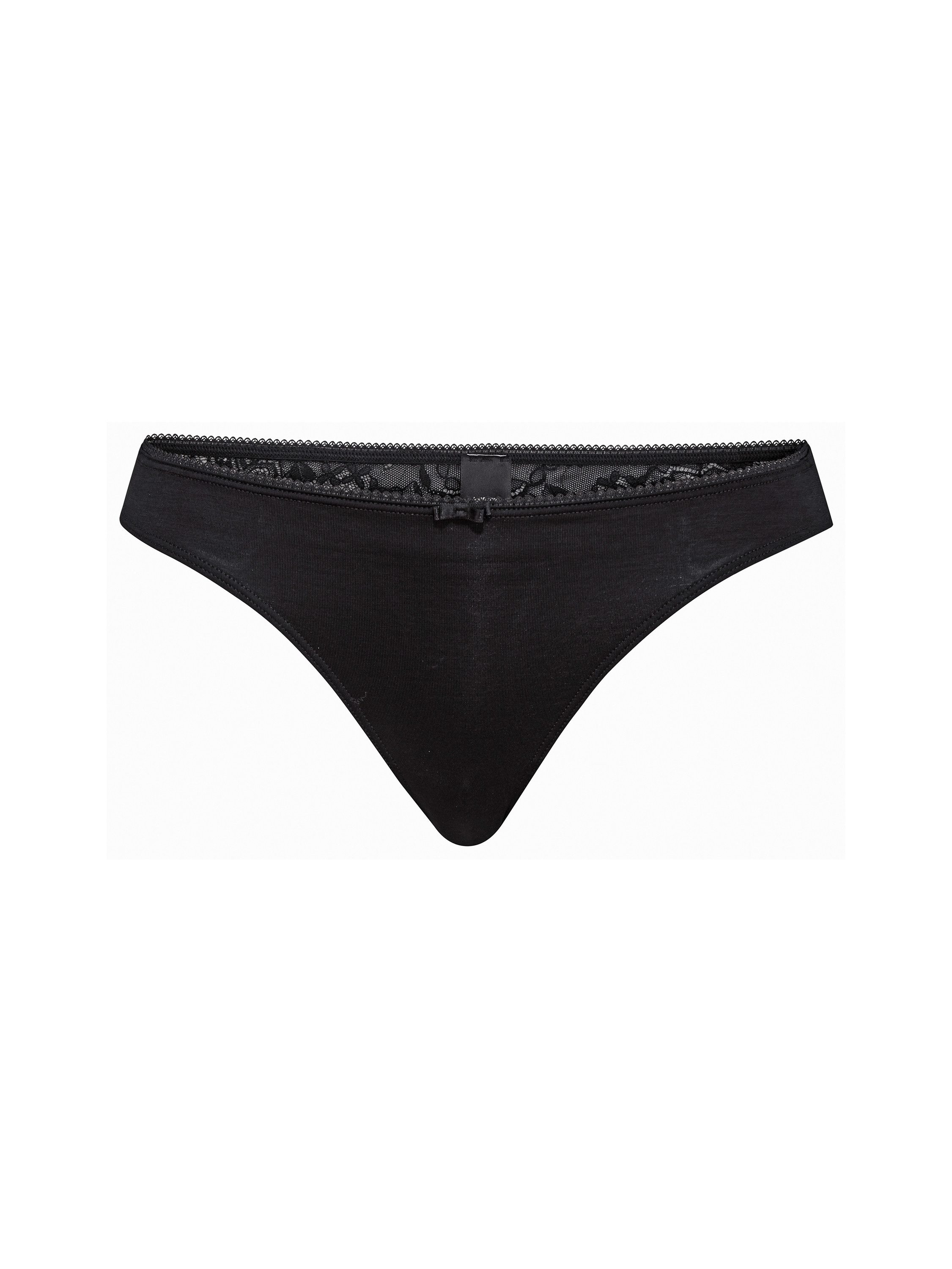 CALIDA String Sensual Secrets Damen (1-St) low cut, aus feinster Baumwolle, Rückseite aus transparenter Spitze