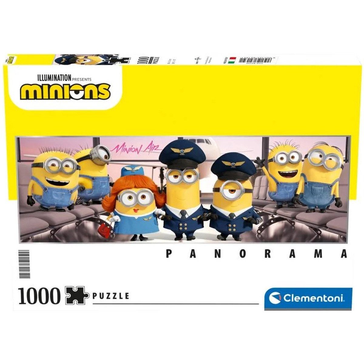 Clementoni® Puzzle Puzzle Minions 1000 Teile Panoramaformat, 1000 Puzzleteile