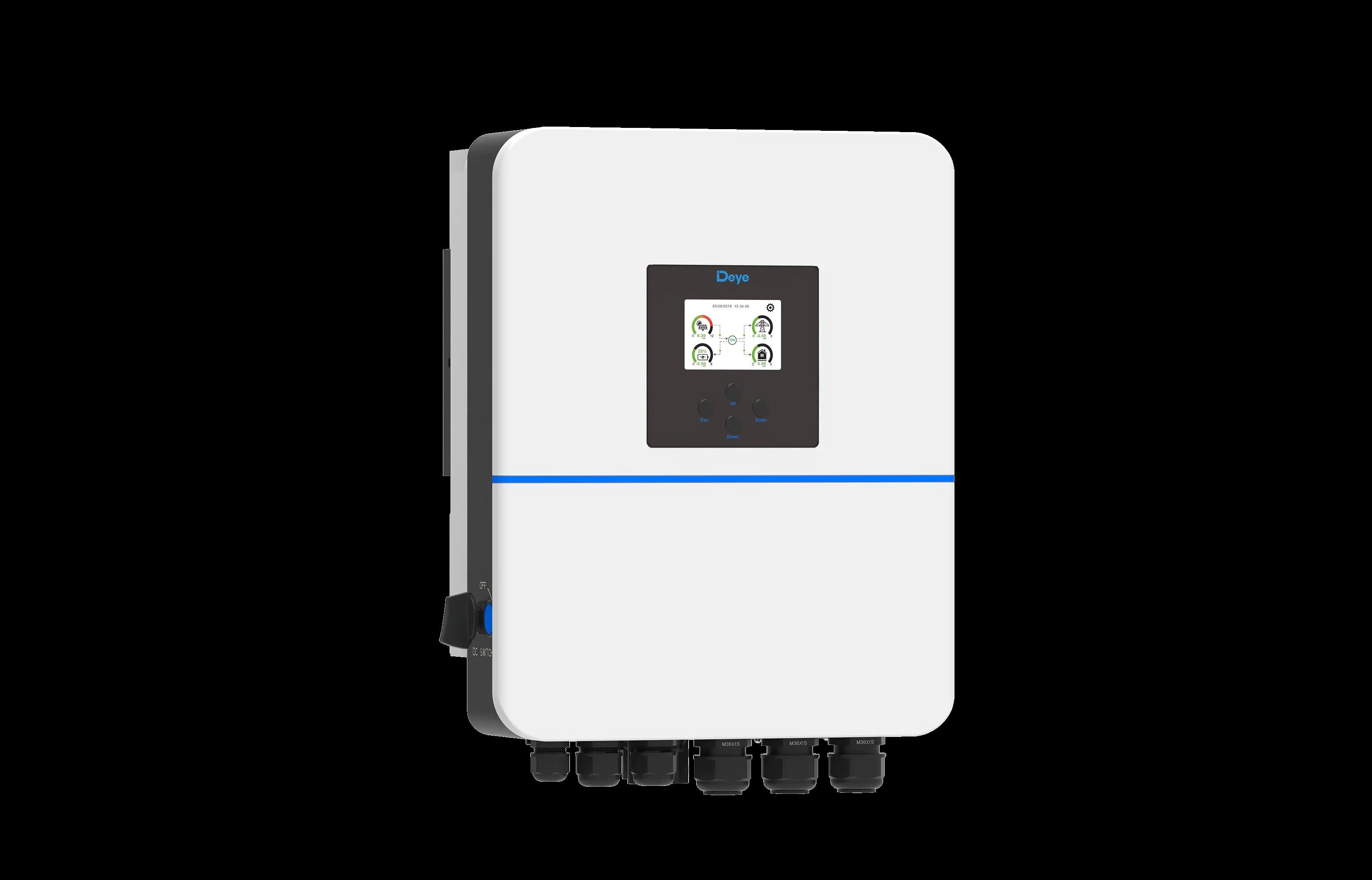 Deye Wechselrichter Deye SUN-12K-SG01HP3-EU-DM2 - 12 kW Hochvolt-Hybrid-Wechselrichter, (1 St)