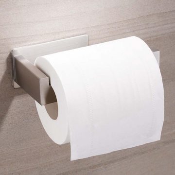 Caterize Toilettenpapierhalter Toilettenpapierhalter Ohne Bohren,1 Stück Toilettenpapierrollenhalter