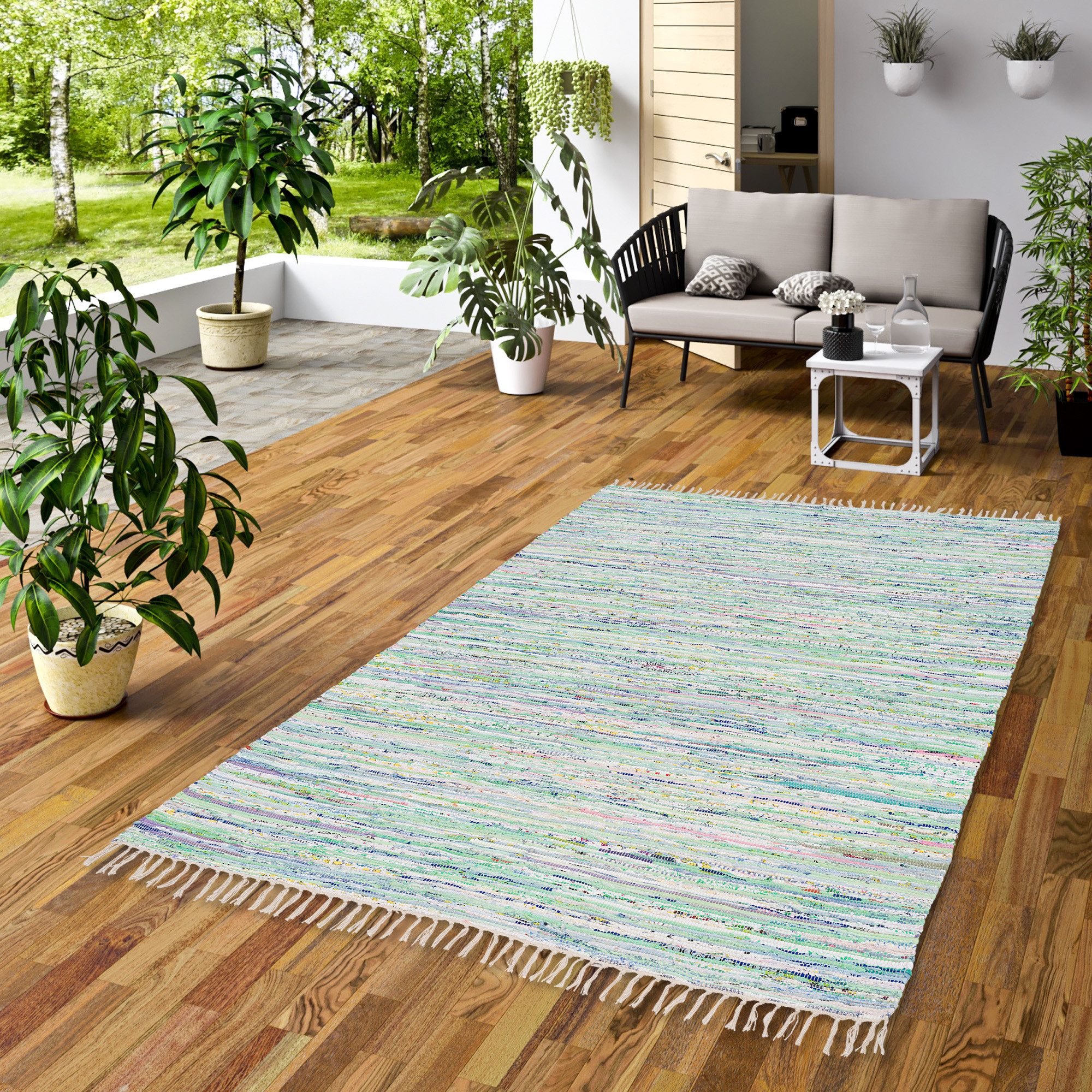 Pergamon Designteppich Baumwolle Natur Teppich Jolly günstig online kaufen