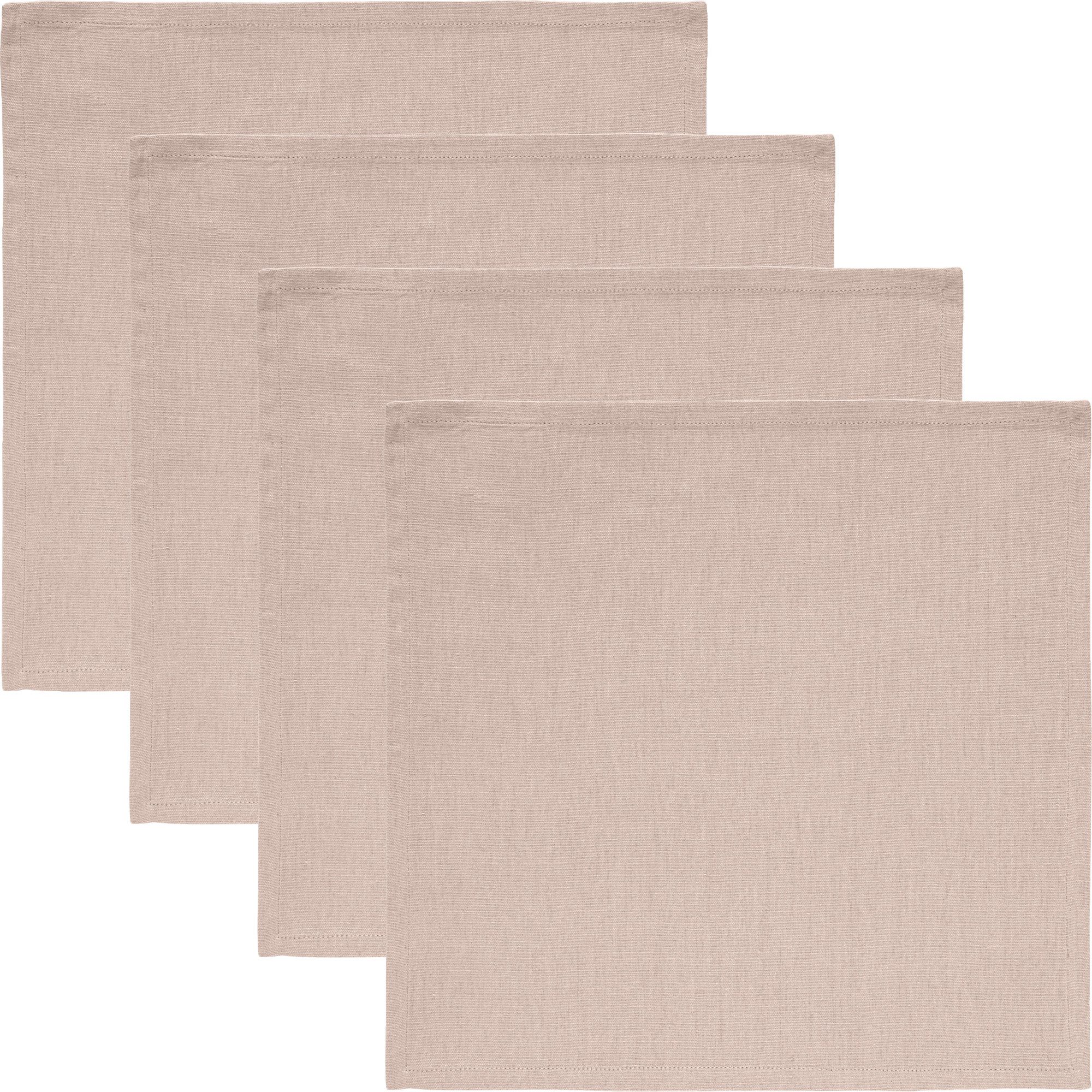 REDBEST Stoffserviette Serviette "Tulsa" 4er-Pack, Baumwolle Uni