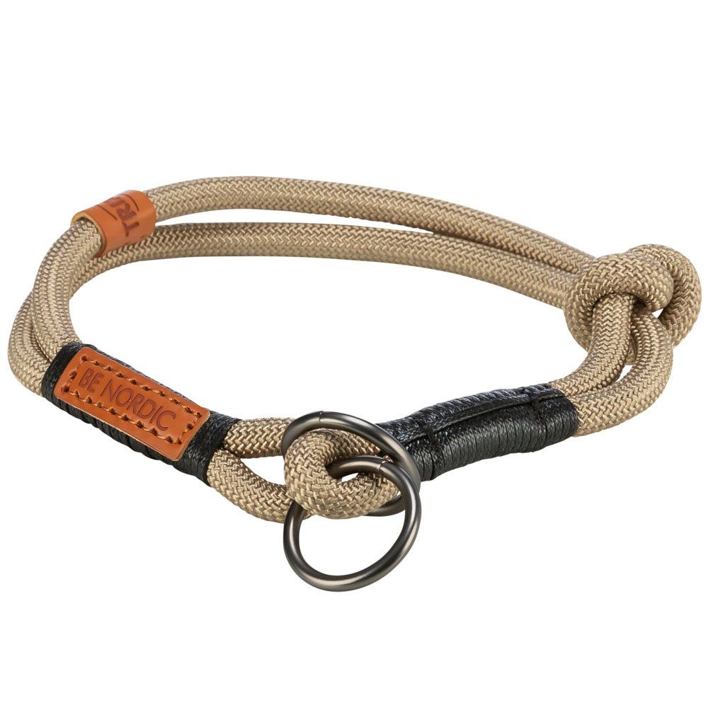 TRIXIE Hunde-Halsband Trixie BE NORDIC Zug-Stopp-Halsband - sand Länge: 40 cm
