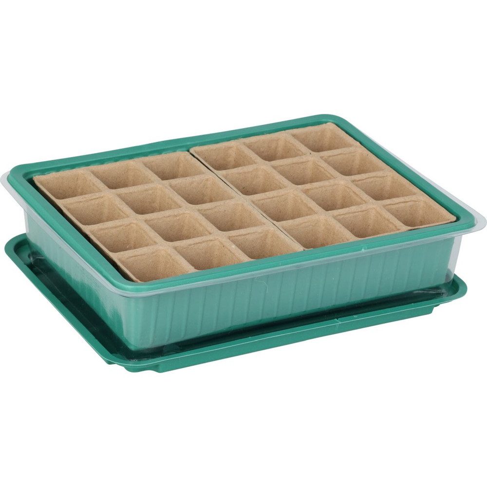 Koopmann Blumentopf Anzuchtset - für 24 Pflanzen - mit Deckel günstig online kaufen