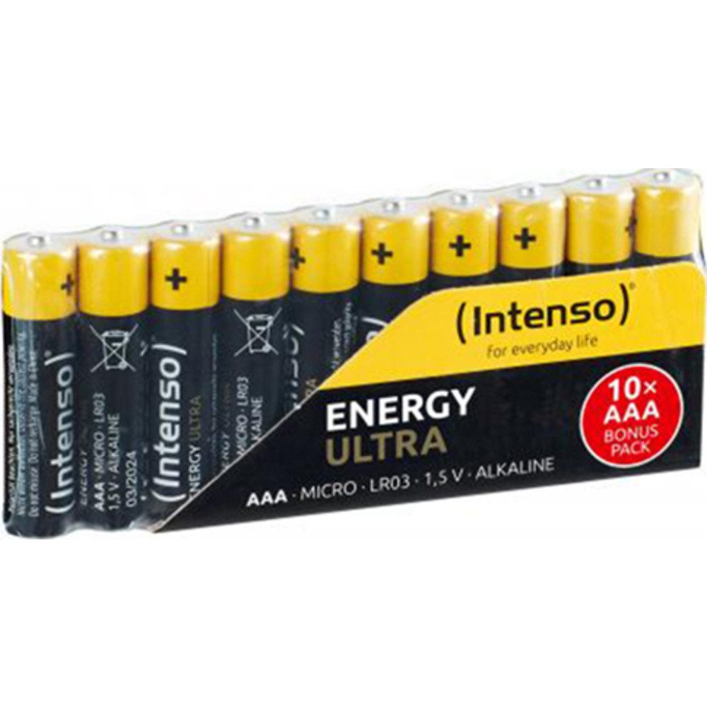 Intenso 10 Energy Ultra AAA / Micro Alkaline Batterien im 10er Karton Batterie