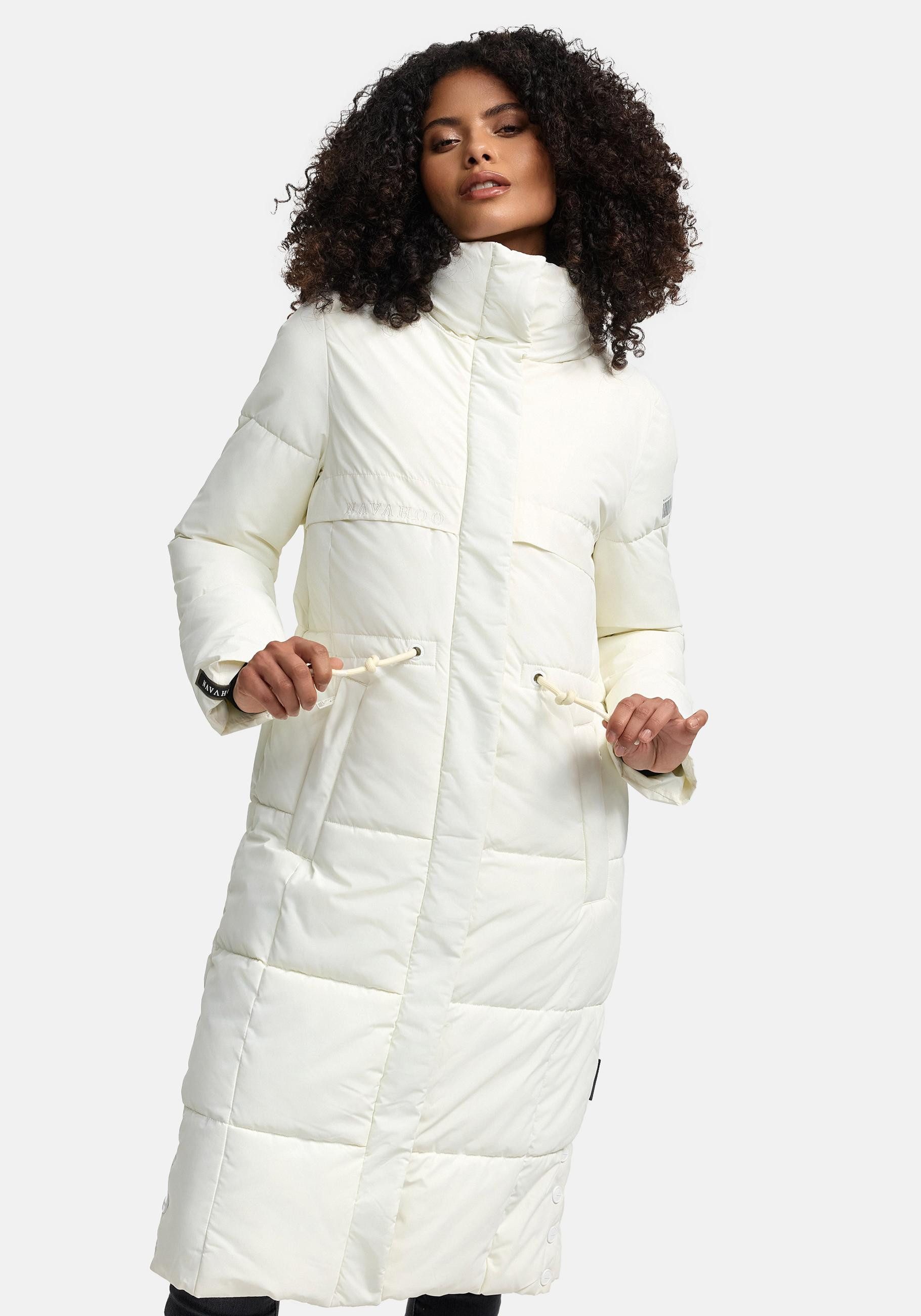 Navahoo Wintermantel Der Wahnsinn 14 Damen Steppmantel mit Taillenzugband günstig online kaufen