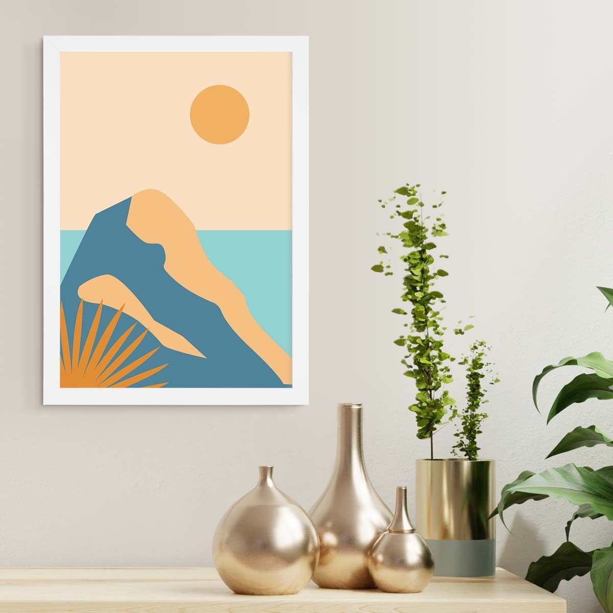 PHOTOLINI Bilderrahmen Poster-Einzelrahmen Modern Schmal günstig online kaufen