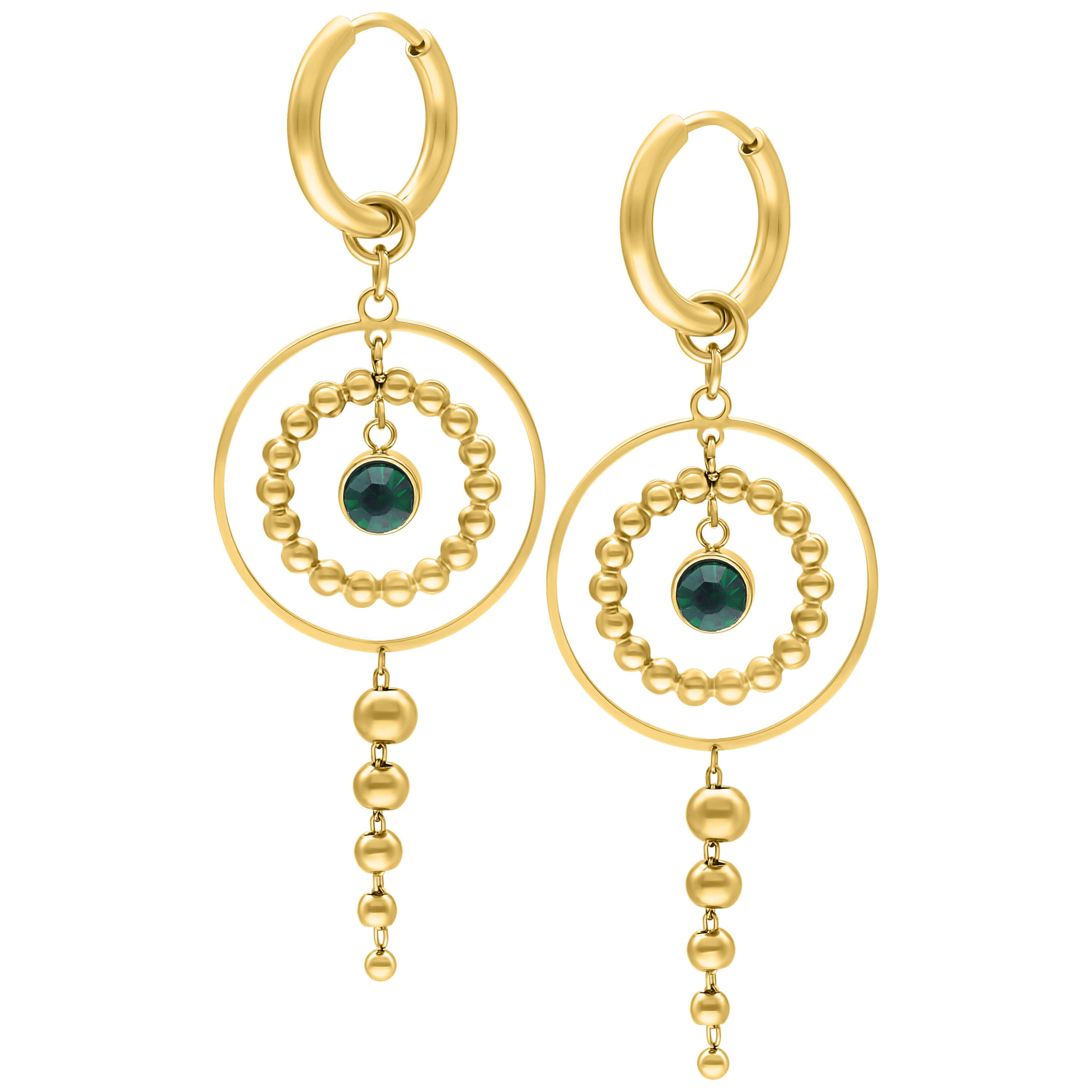 Paar Ohrhänger Little Aurora Hoops (pair) - Gold