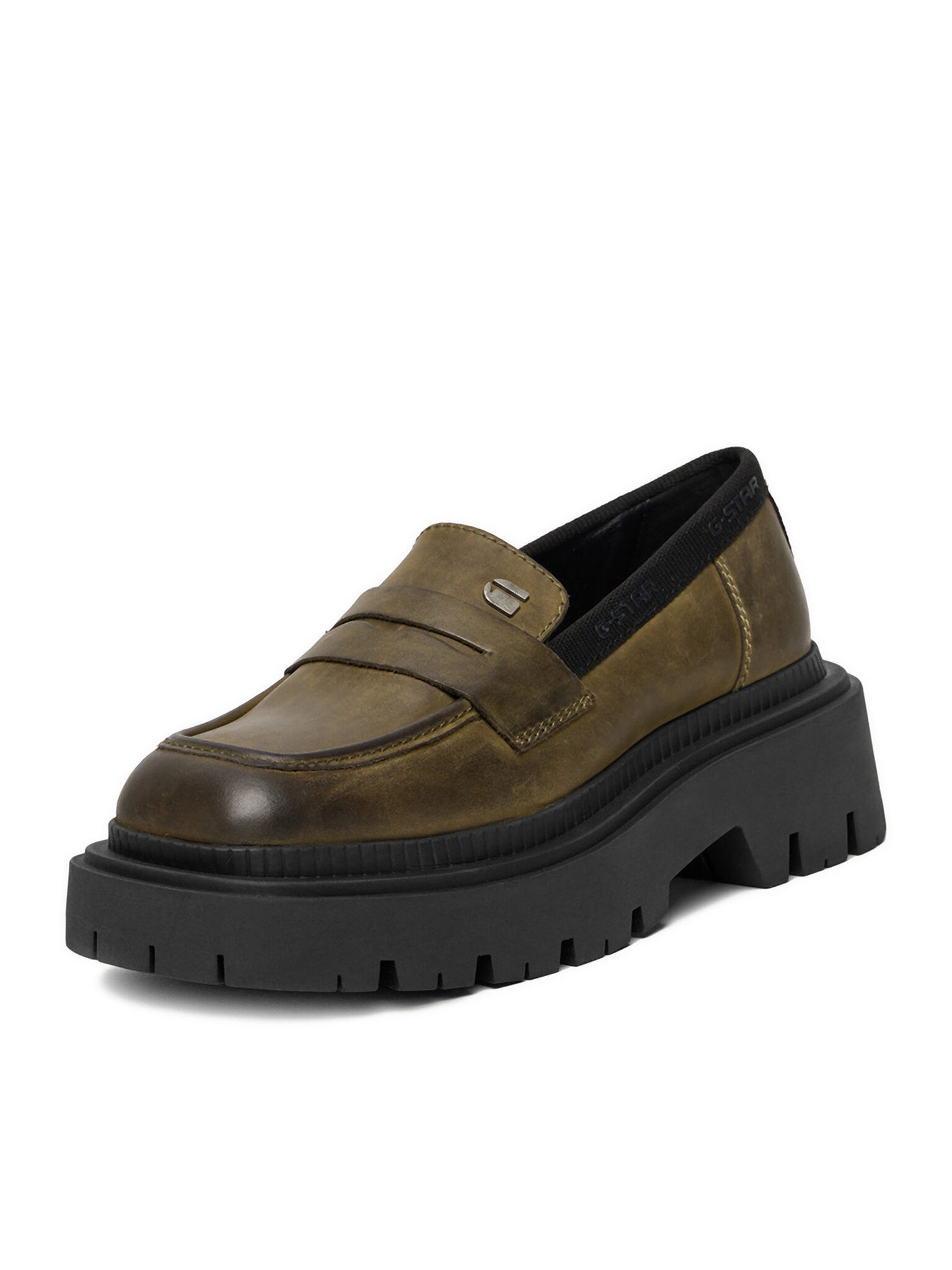 G-STAR G Star Raw Women's Loafers Green CEO-WI34-JOSIA-04 Mokassin
