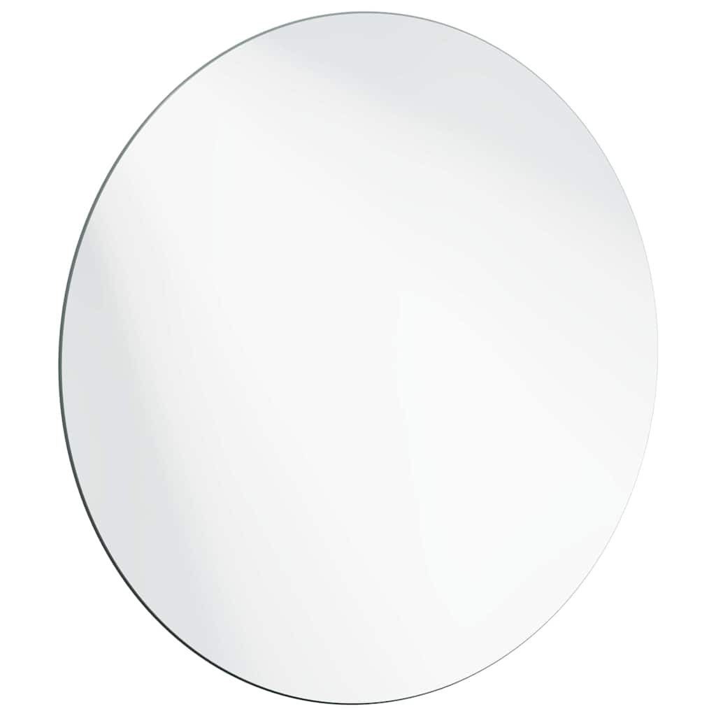 vidaXL Spiegel Wandspiegel Rund Ø 70 cm Gehärtetes Glas (1-St) – Bild 4 von 5