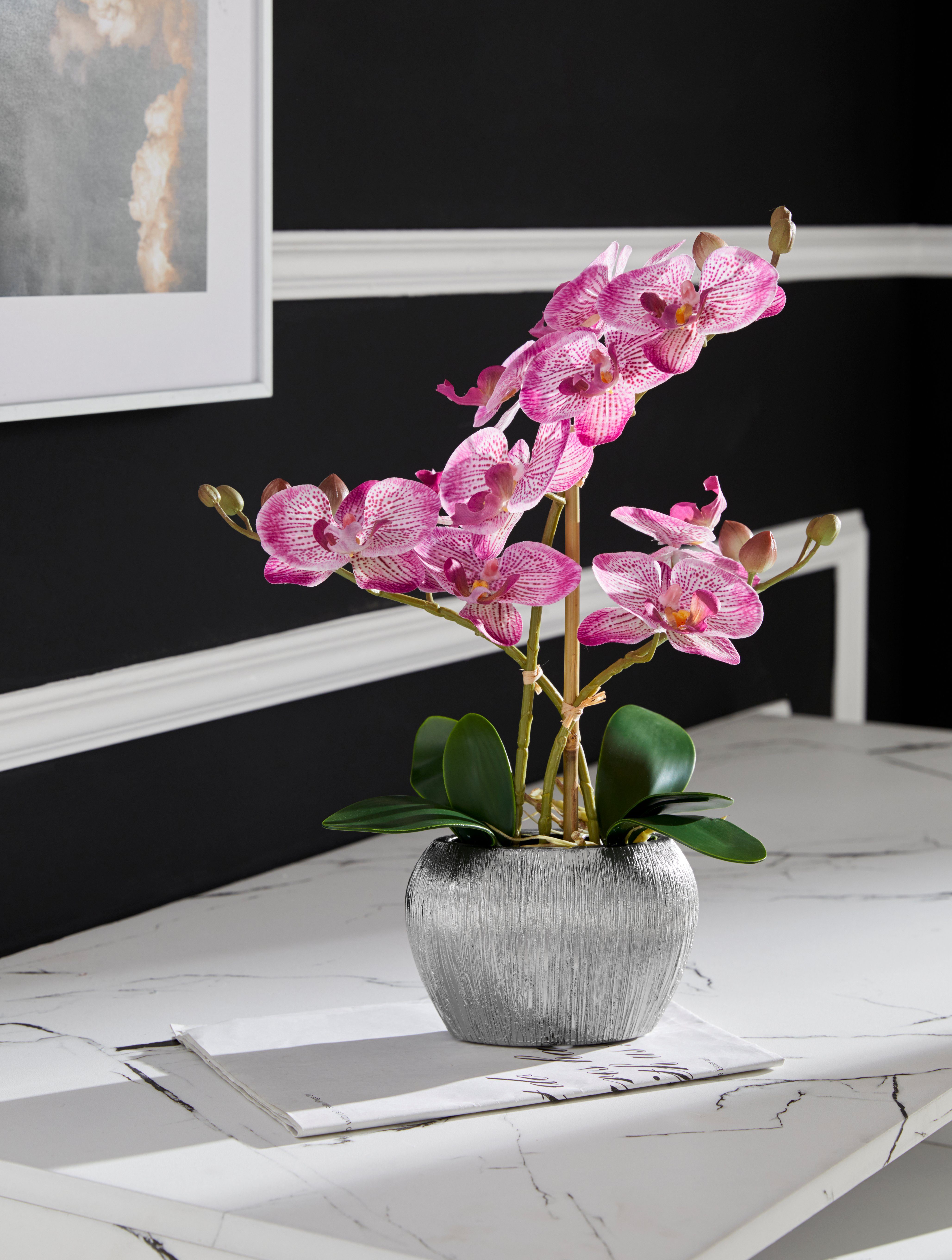 Kunstpflanze Höhe lila affaire, 38 Topf Orchidee, Home cm, im Kunstorchidee,