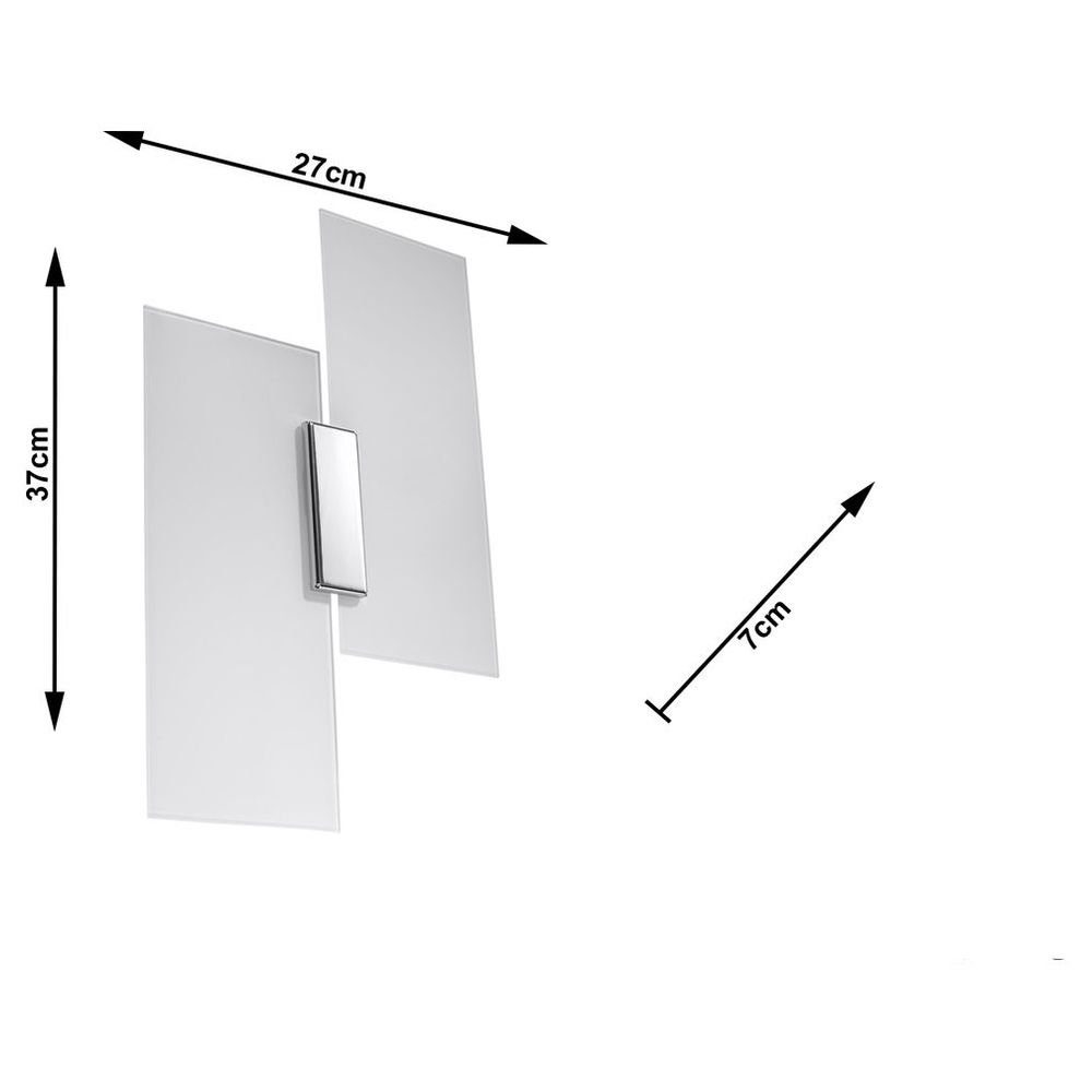 famlights Wandleuchte, Glas warmweiss, Wandlicht Nein, Weiß in E27 enthalten: 2 aus max. 60W, Leuchtmittel Wandlampe, Wandleuchte keine Wandleuchte, Angabe, x Armin