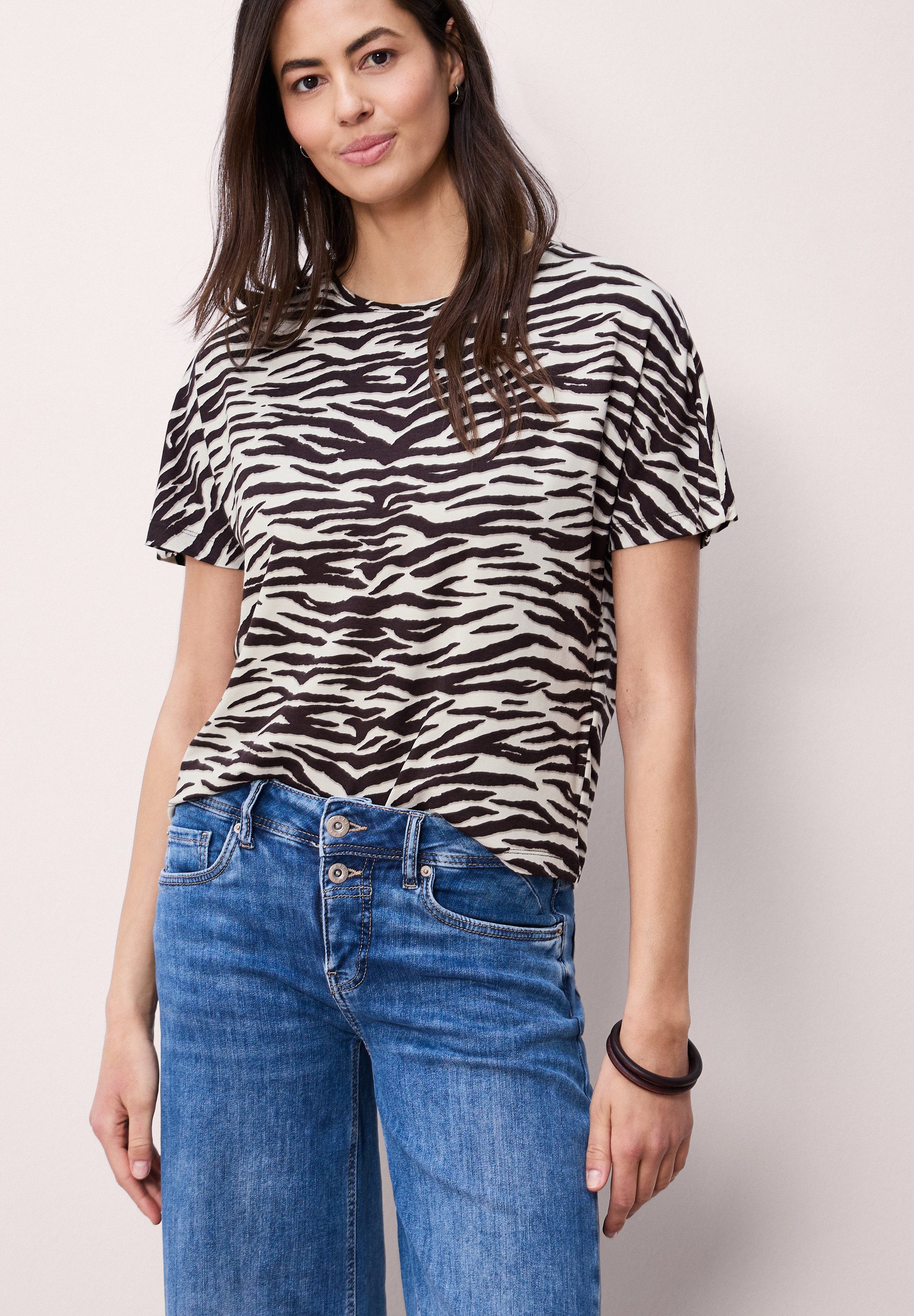 STREET ONE T-Shirt Rundhalsausschnitt