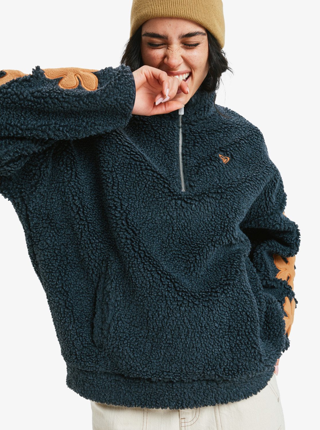 Roxy Fleecepullover Far Away - Fleece mit Reißverschluss für Frauen günstig online kaufen