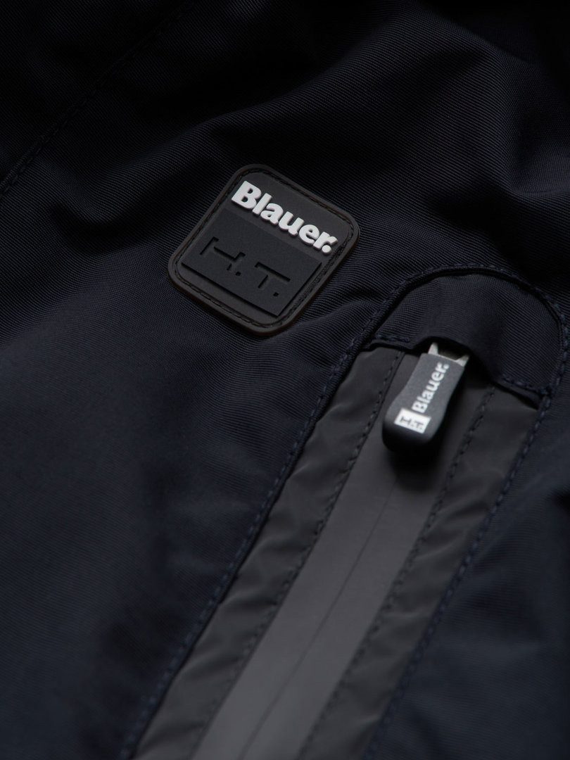 Blauer Motorradjacke Easy Motorrad Textiljacke wasserdicht