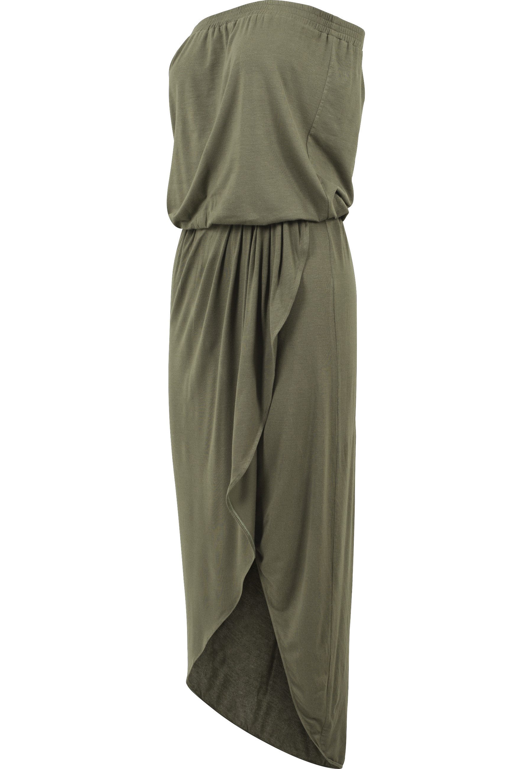 URBAN CLASSICS Shirtkleid Urban Classics Damen Ladies Viscose Bandeau Dress (1-tlg)