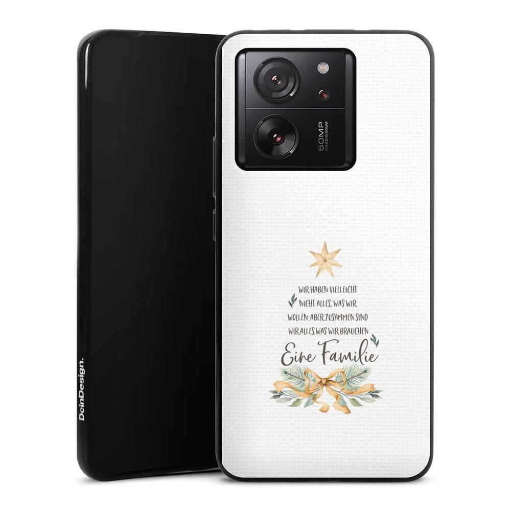 DeinDesign Handyhülle Eine Familie, Xiaomi 13T Pro Silikon Hülle Bumper Case Handy Schutzhülle