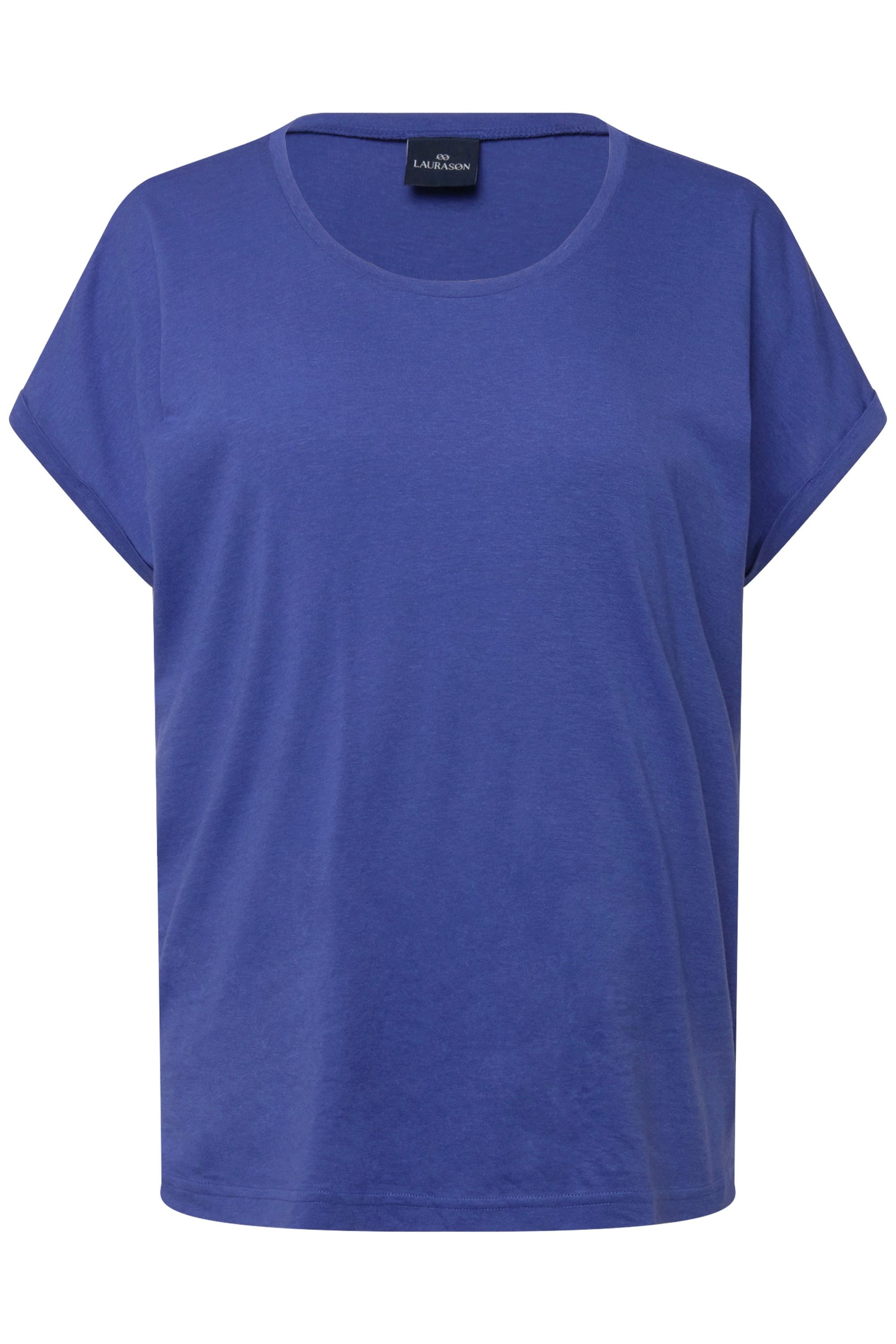 Laurasøn T-Shirt T-Shirt oversized Rücken-Ausschnitt Halbarm günstig online kaufen