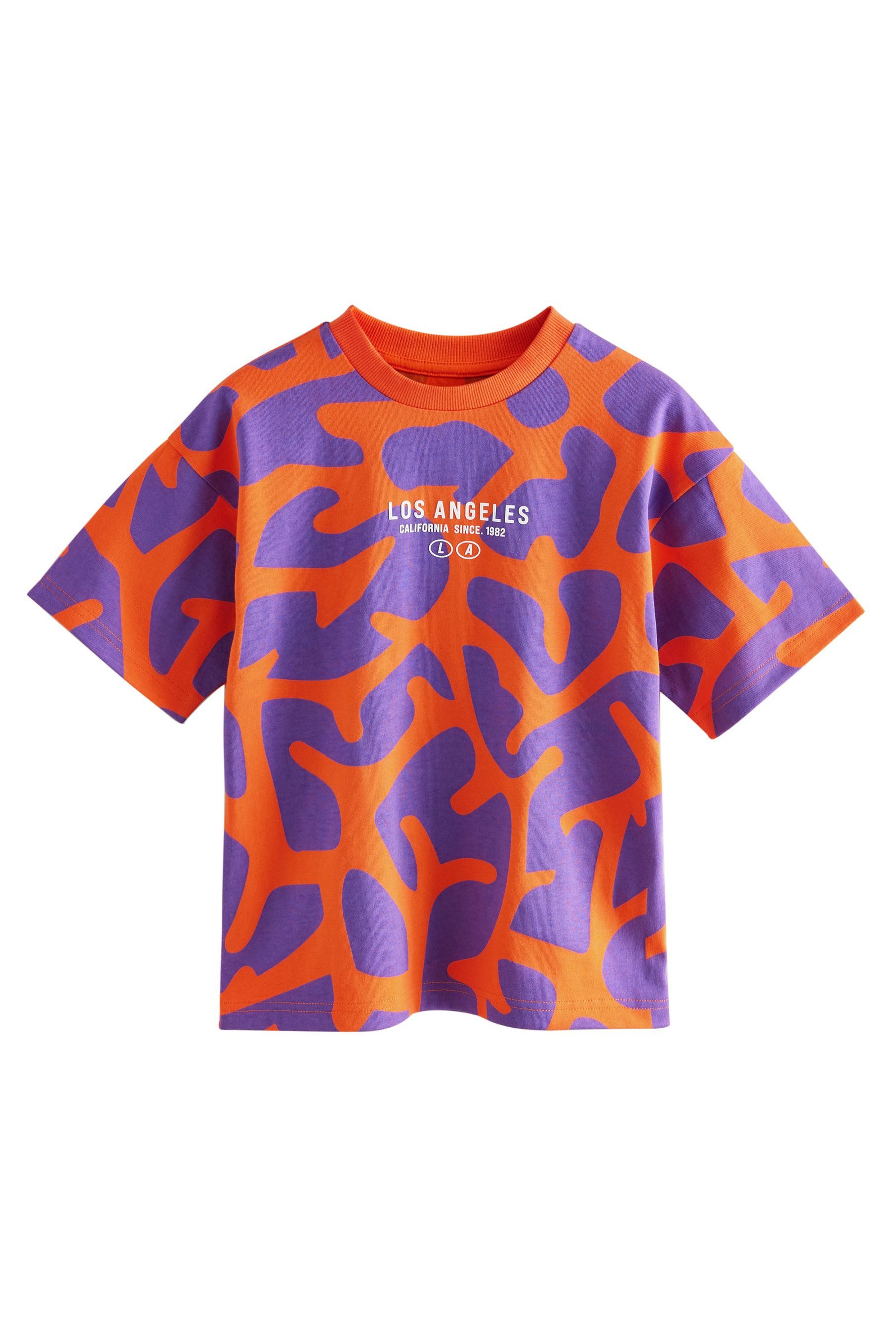 Next T-Shirt Relaxed Fit Kurzarm-T-Shirt mit günstig online kaufen