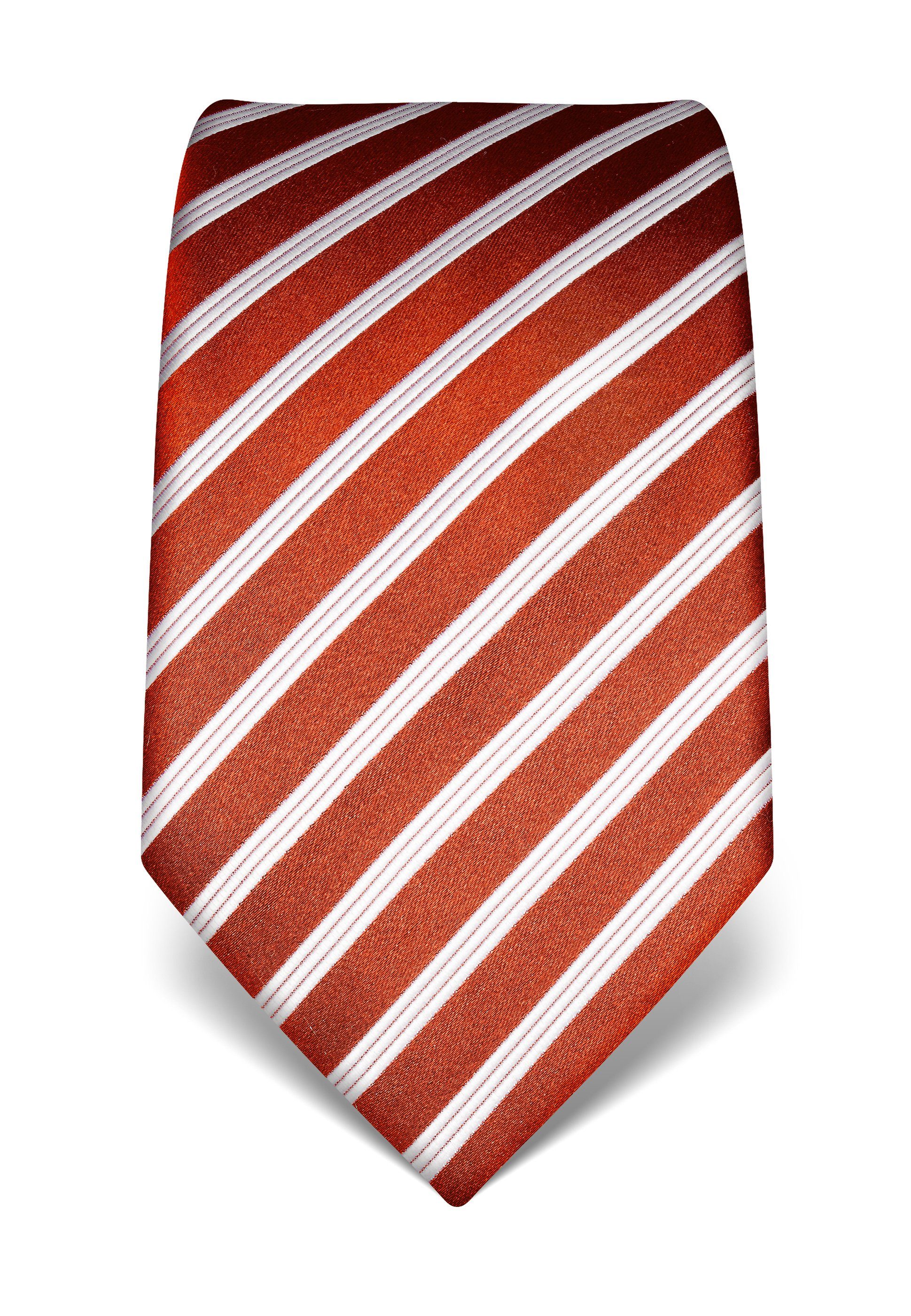 gestreift Vincenzo Boretti rost Krawatte